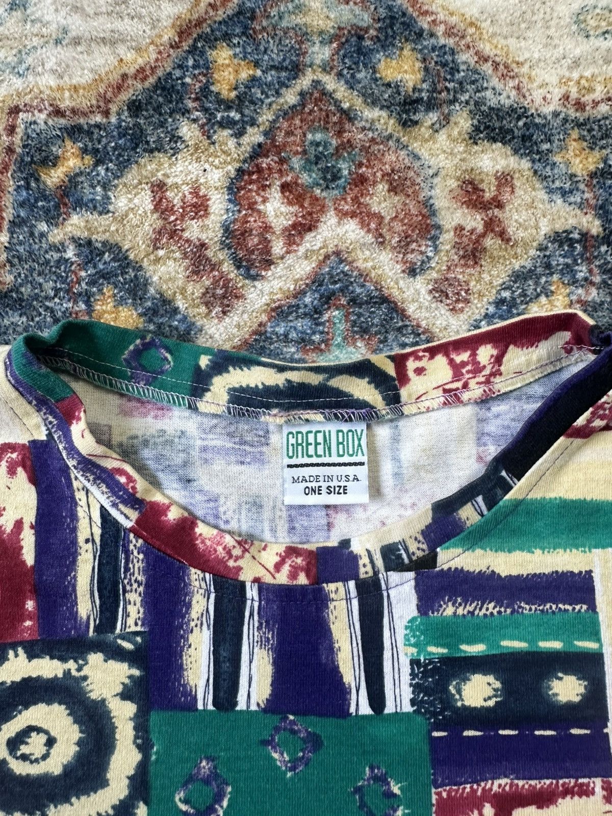 Vintage Vintage Abstract All Over Print T-shirt Size XL Size US XL / EU 56 / 4 - 3 Thumbnail