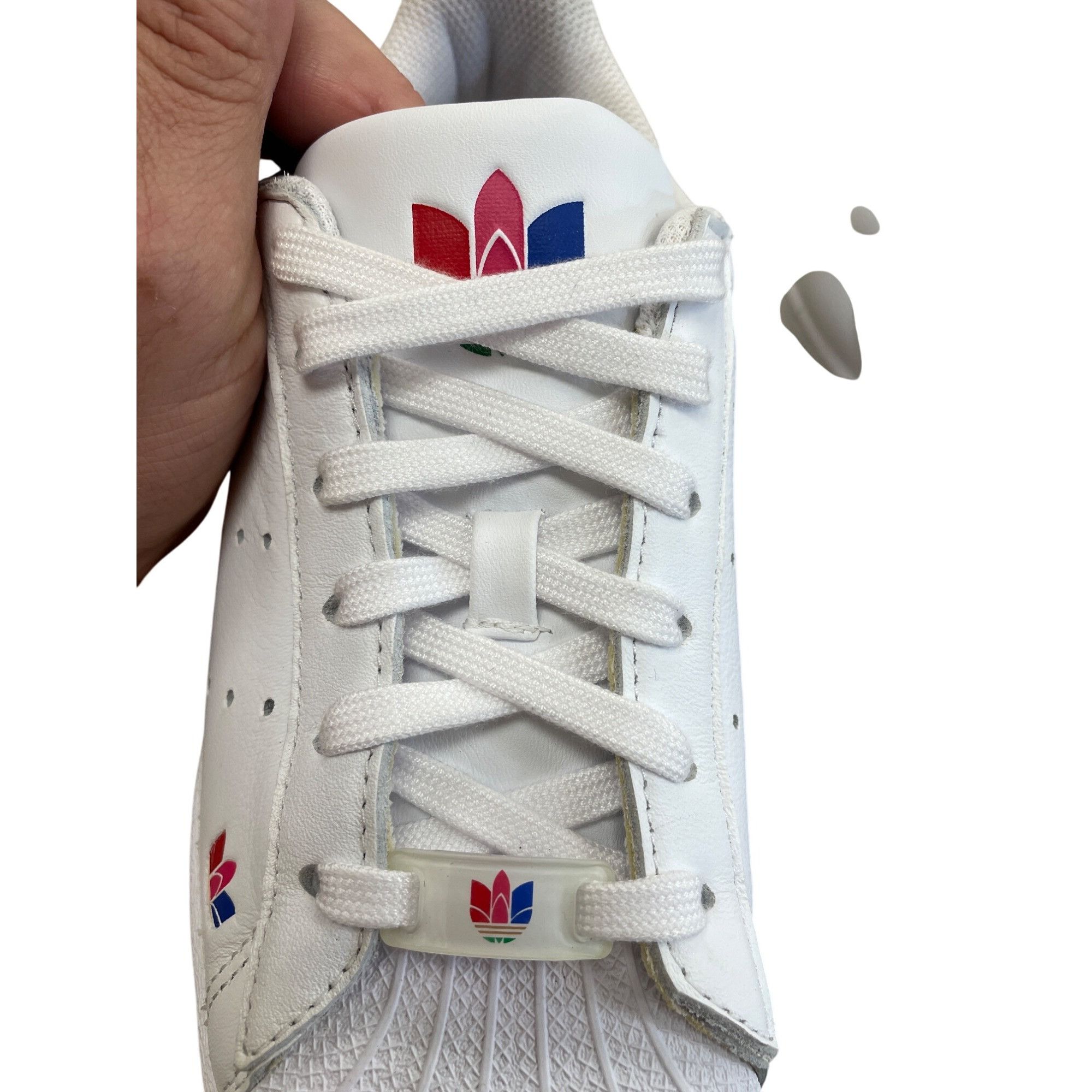 Adidas Adidas Superstar Pure J womans white leather sneakers size 5 Size US 5 / IT 35 - 10 Thumbnail