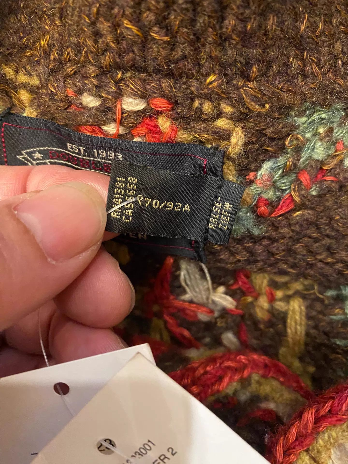 RRL Ralph Lauren RRL Handknit Wool Linen Silk Blend Cardigan NWT S Size US S / EU 44-46 / 1 - 8 Thumbnail