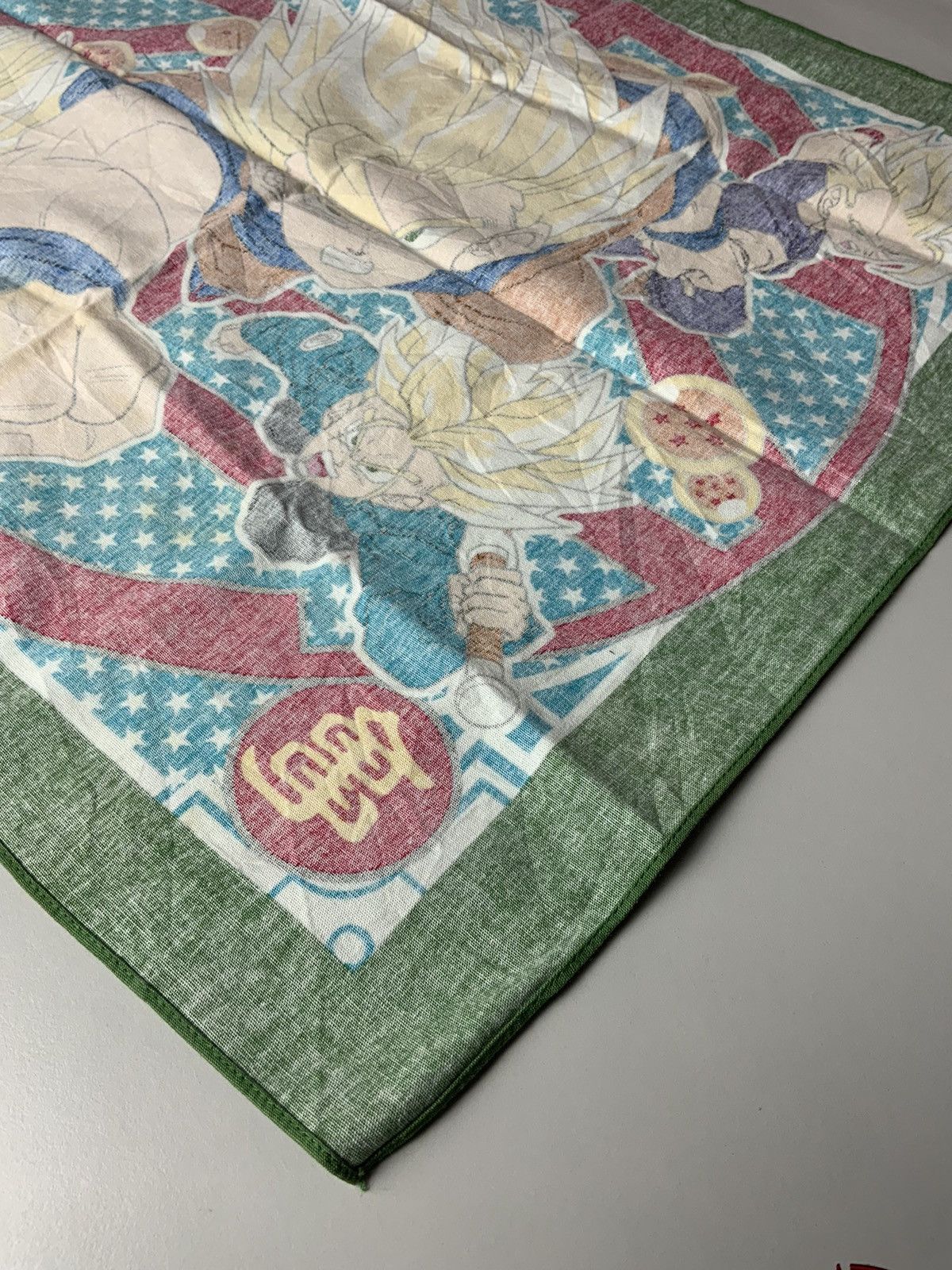 Japanese Brand Vintage Dragon Ball Z Made in Japan Big Logo Handkerchief Size ONE SIZE - 10 Thumbnail