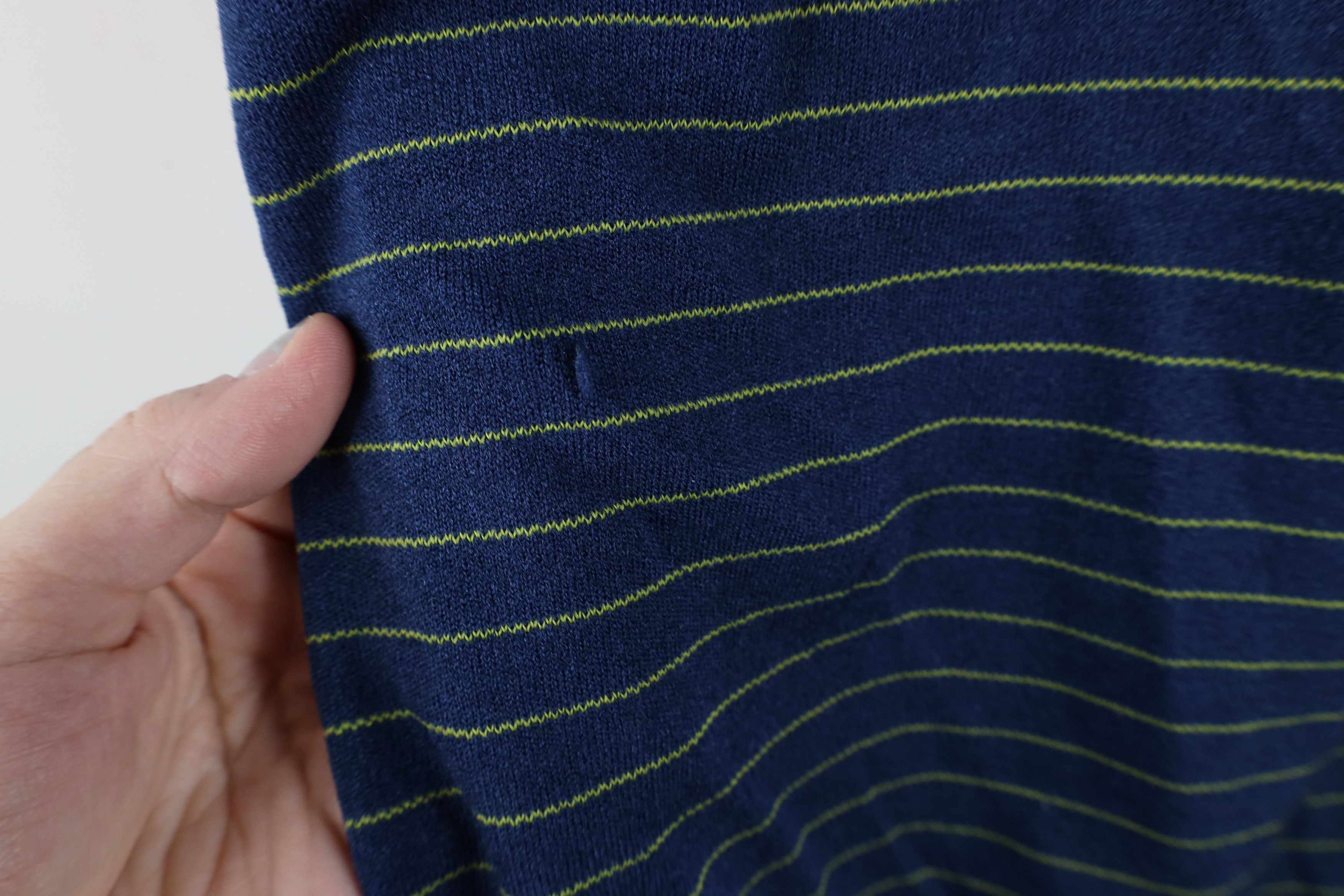 Vintage Vintage 50s 60s Streetwear Knit Striped T-Shirt Blue USA Size US M / EU 48-50 / 2 - 5 Thumbnail