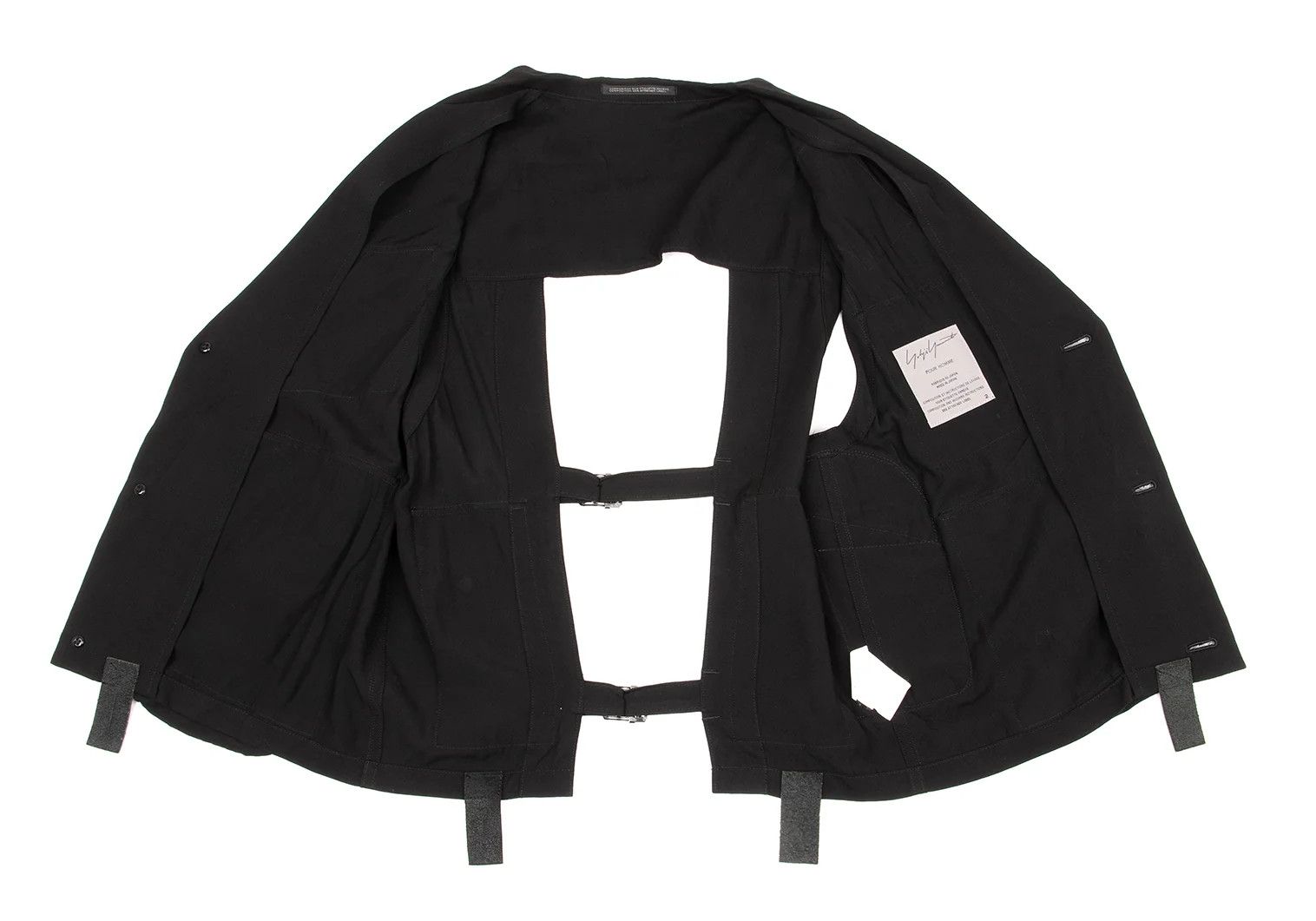 Yohji Yamamoto Yohji Yamamoto Multi-Pocket Rayon Vest Size US M / EU 48-50 / 2 - 10 Thumbnail