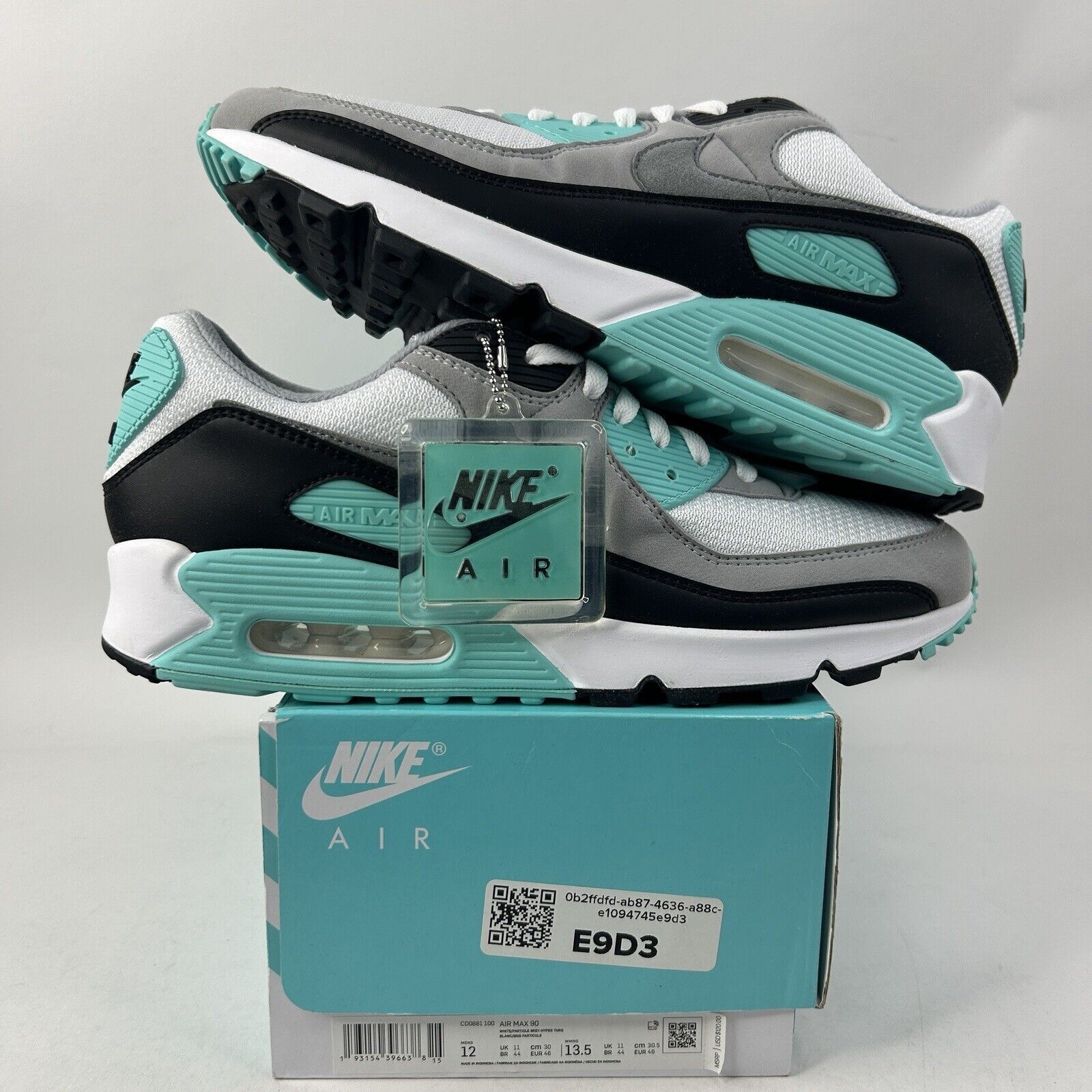 Nike Nike Air Max 90 Recraft “Hyper Turquoise” 2024 Size US 12 / EU 45 - 1 Thumbnail