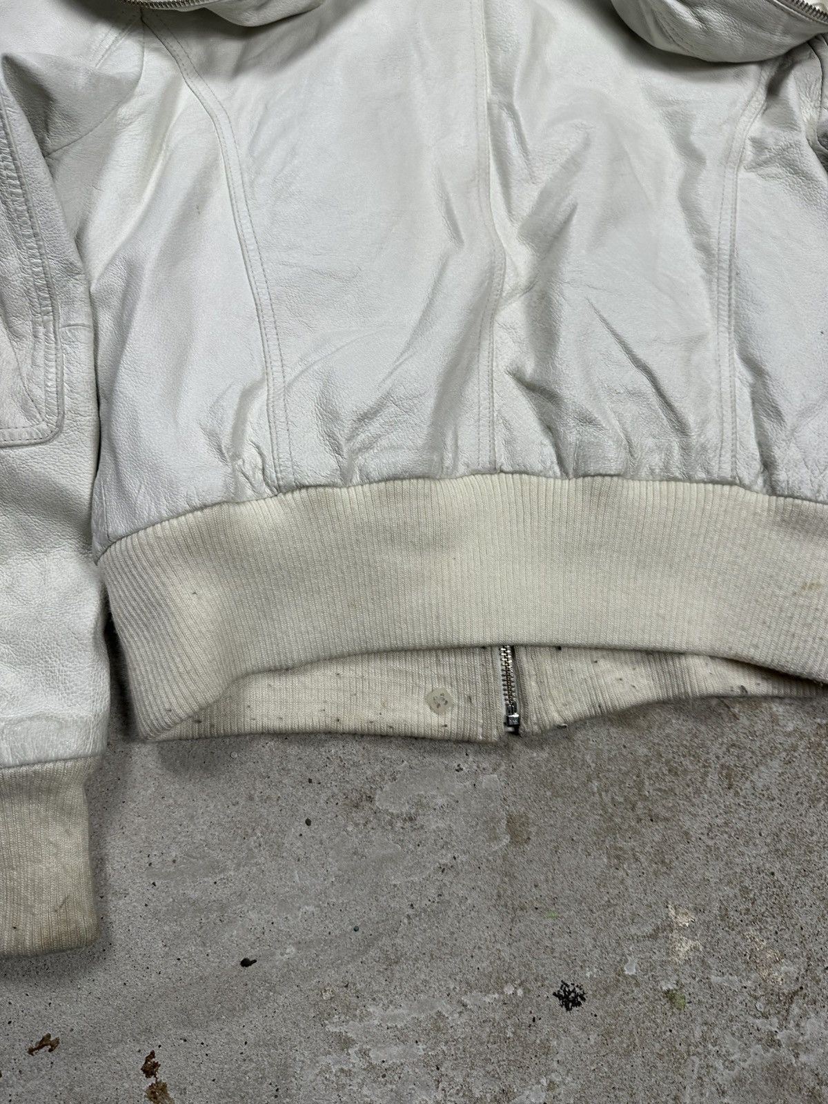 Japanese Brand Vintage Y2K N2B Leather Bomber Racoon Fur Jacket Flyers Size US S / EU 44-46 / 1 - 16 Thumbnail