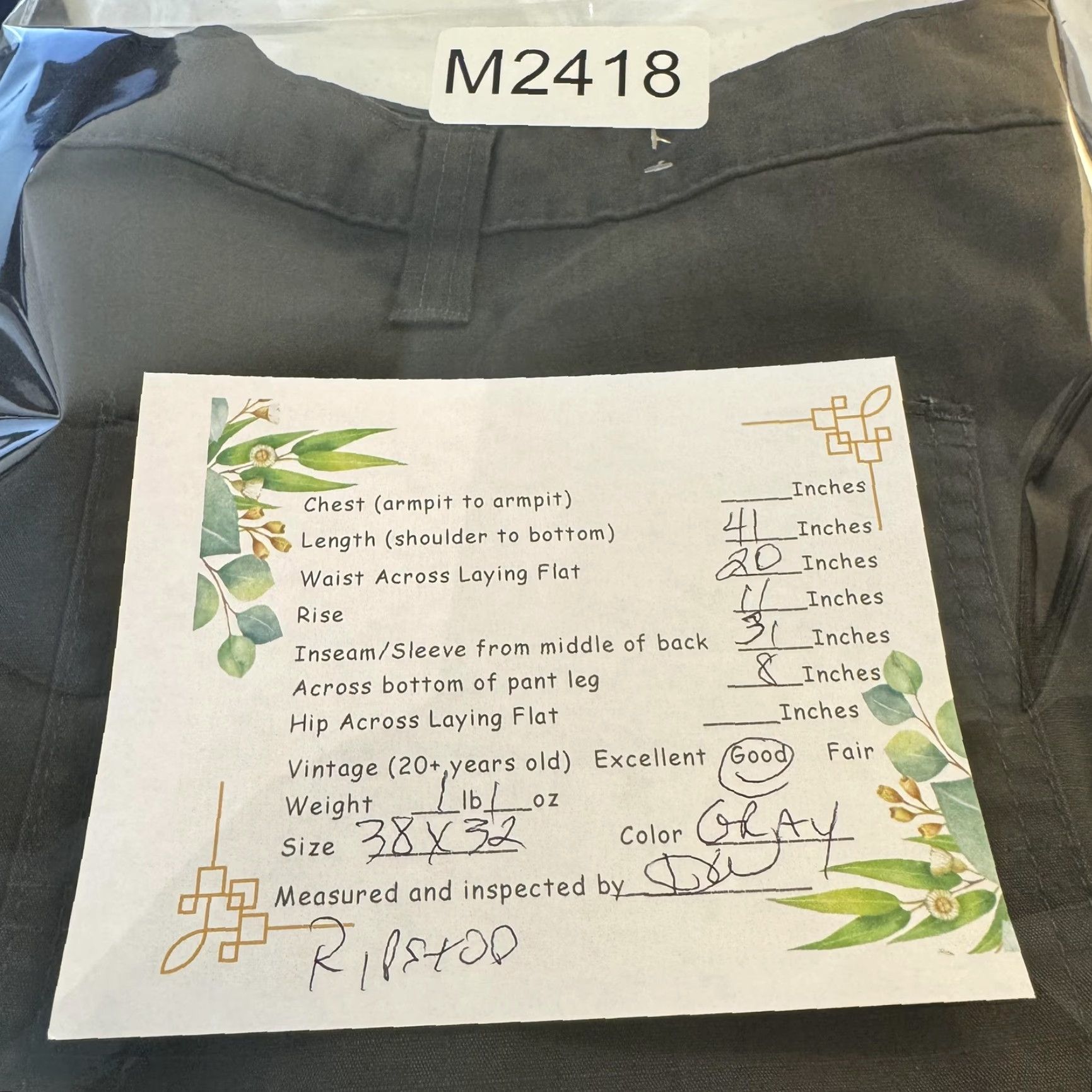 Carhartt Carhartt Pants Mens 38x32 Gray Relaxed Fit Ripstop Utility Workwear Stain Zip Size US 38 / EU 54 - 8 Thumbnail