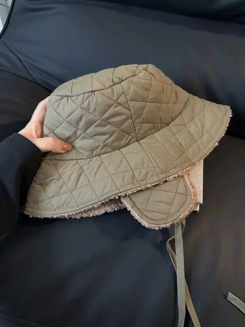 Japanese Brand Bucket Hats with Warm Ears Size ONE SIZE - 3 Thumbnail