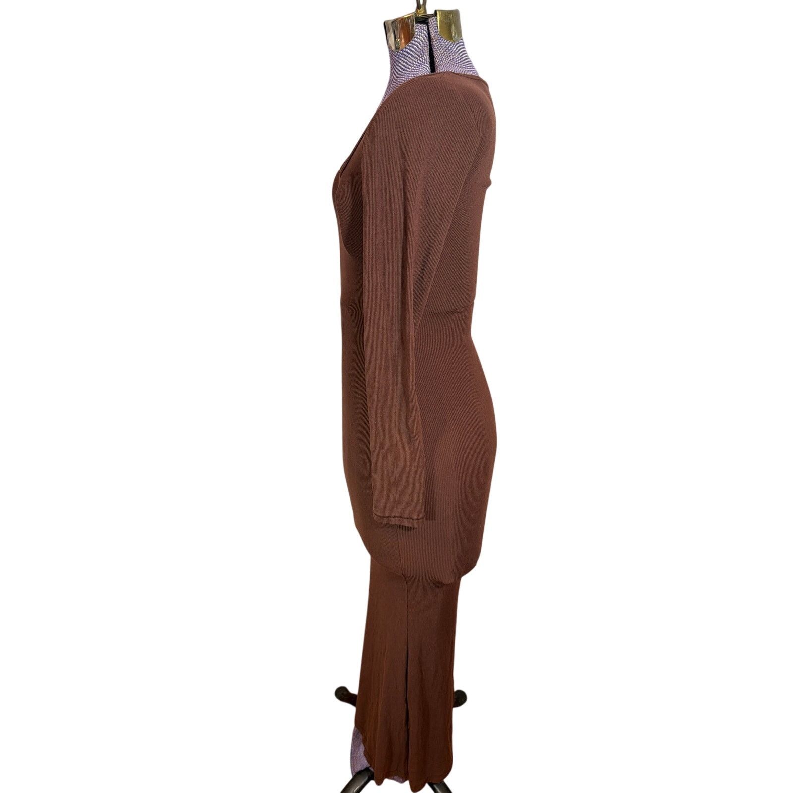 Other oh polly m chocolate bodycon jude ribbed modal long sleeve Size M / US 6-8 / IT 42-44 - 2 Thumbnail