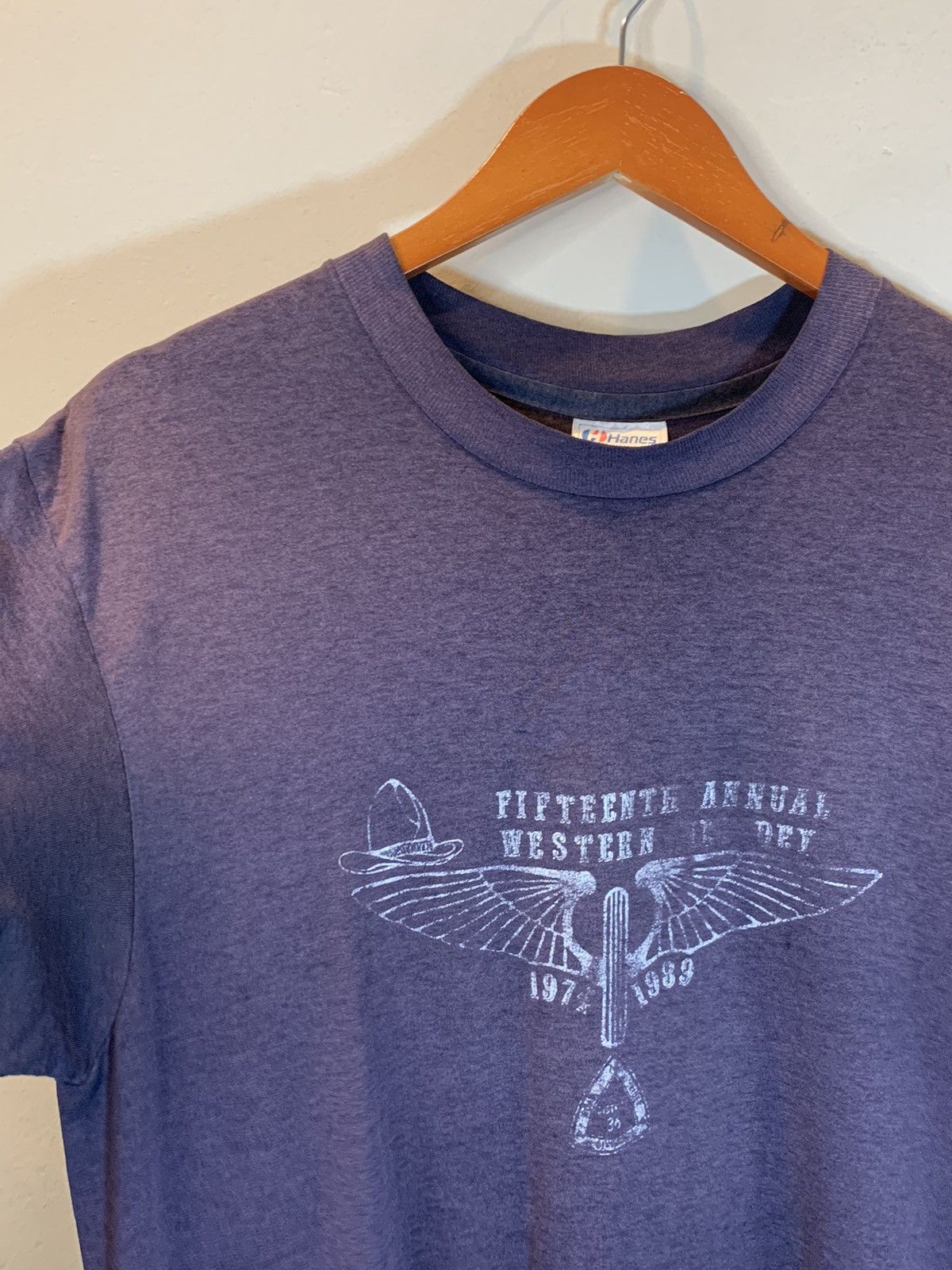 Vintage *RARE* Vintage 80s Faded Western Art Single Stitch T-Shirt L Size US L / EU 52-54 / 3 - 6 Thumbnail