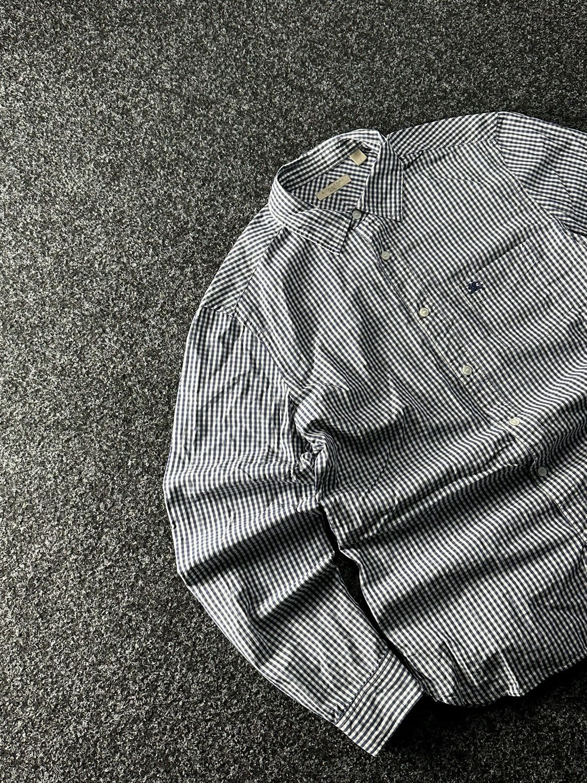 Burberry × Vintage 🚨 BURBERRY s 90S vintage flannel nova check shirt button up Size US L / EU 52-54 / 3 - 2 Thumbnail