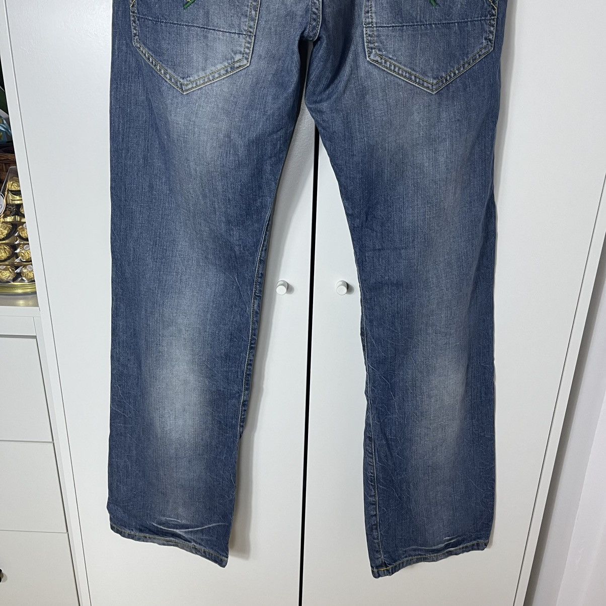 G-Star G-Star Raw S.C. Ruger Denim Washed Blue Jeans Streetwear Y2K Size US 32 / EU 48 - 11 Thumbnail