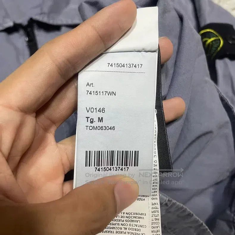 Stone Island Stone Island Single Pocket Washed Jacket Blazer Misty Blue Size US M / EU 48-50 / 2 - 4 Thumbnail