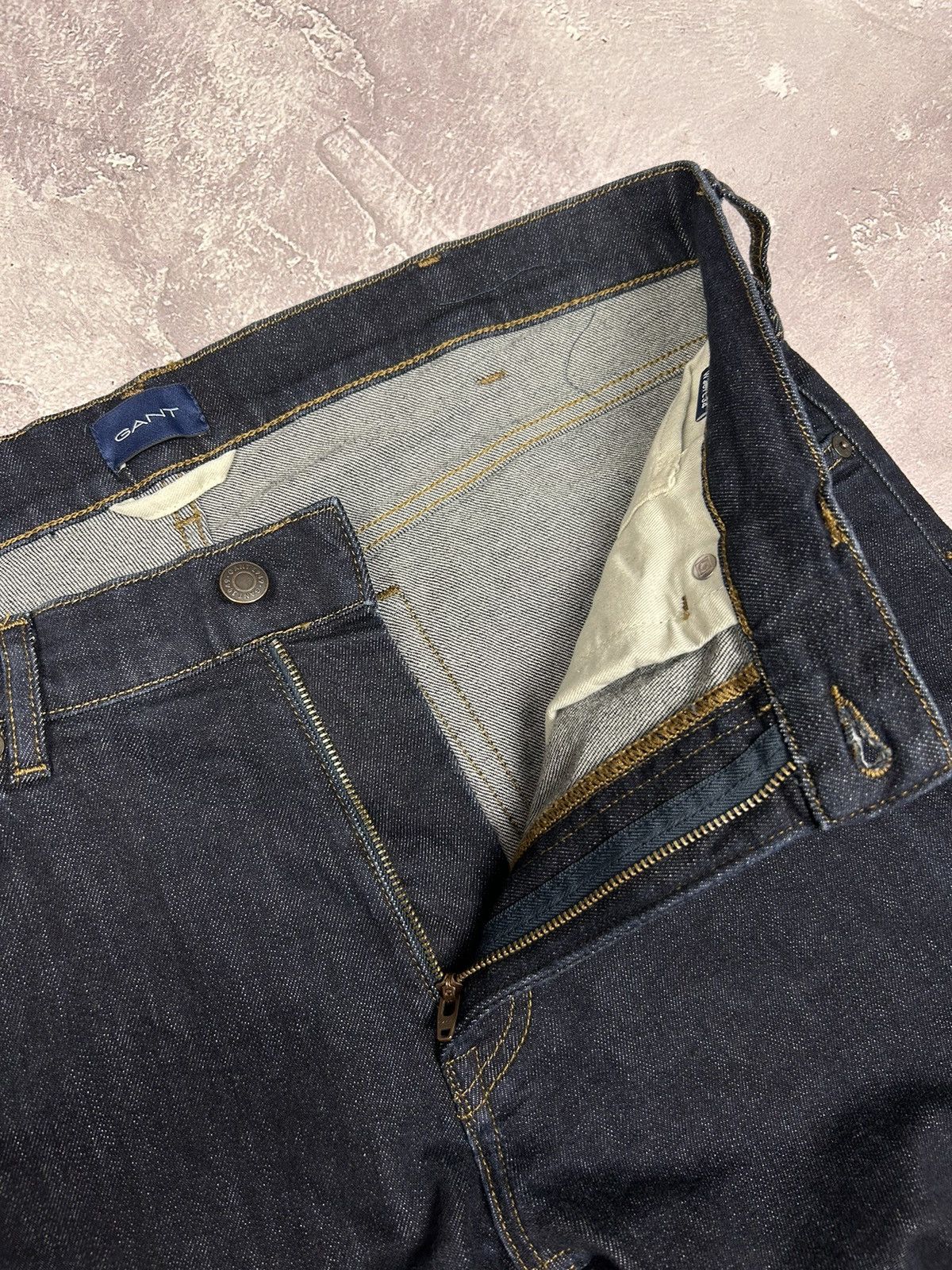 Gant GANT Regular Fit Dark Blue Jeans W36 L34 Size US 36 / EU 52 - 8 Thumbnail