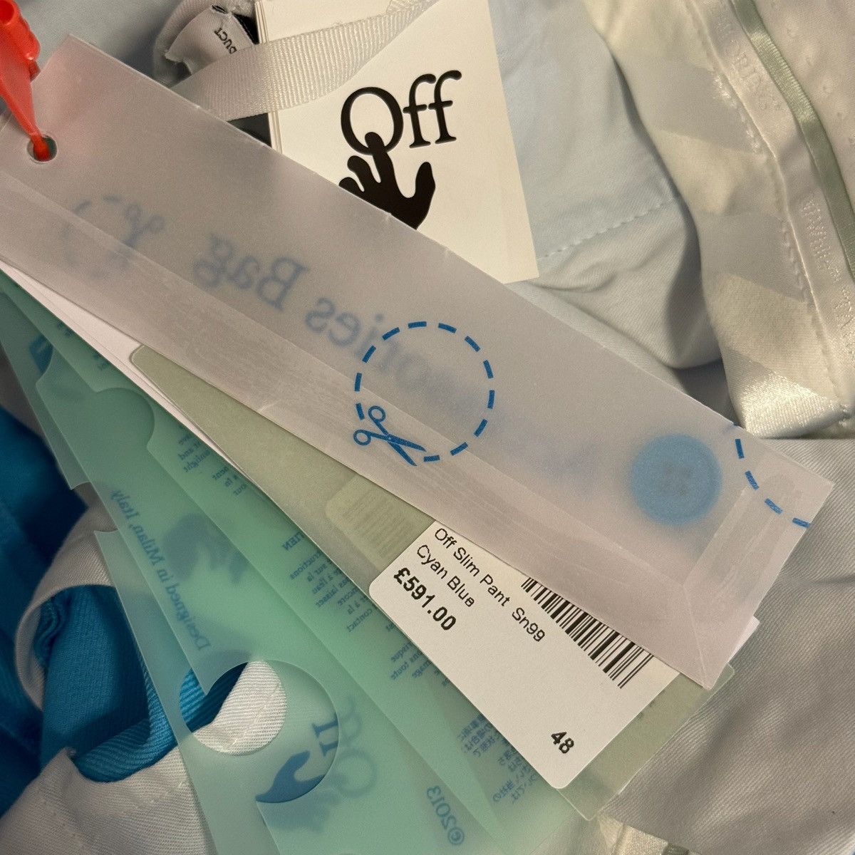 Off-White Off-White Smart Trousers Size 34S - 8 Thumbnail