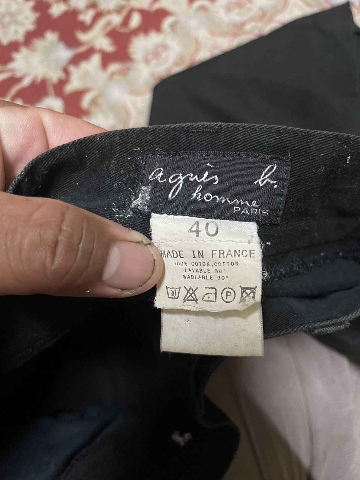 agnes b. Vintage Agnes B Sun faded pants Size US 30 / EU 46 - 11 Thumbnail