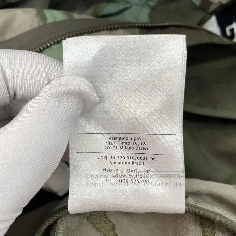 Valentino Valentino Green Camo Cotton Jacket for Women . Size L / US 10 / IT 46 - 9 Thumbnail