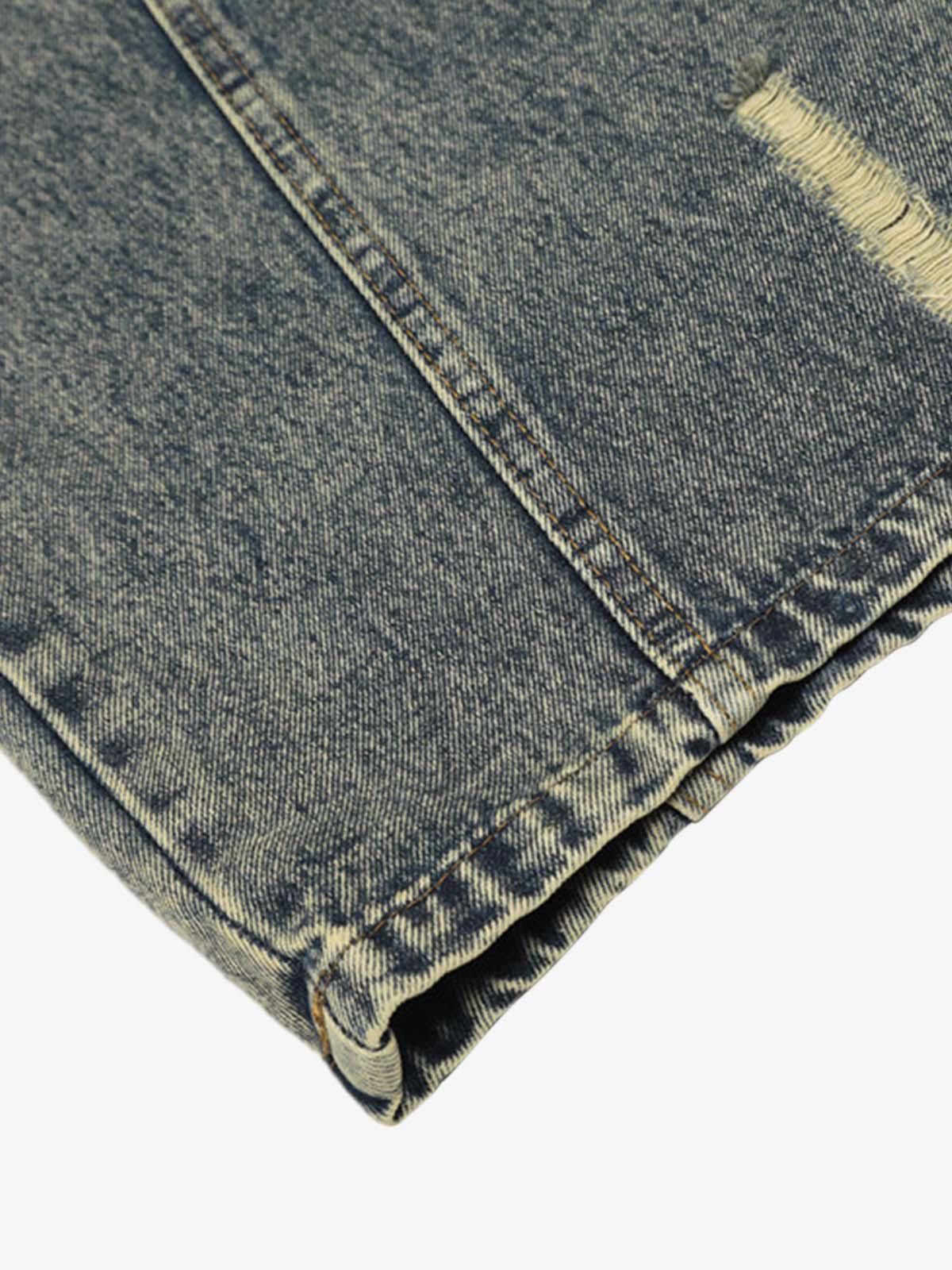 Other Vintage Washed Ripped Scimitar Jeans Size US 32 / EU 48 - 7 Thumbnail
