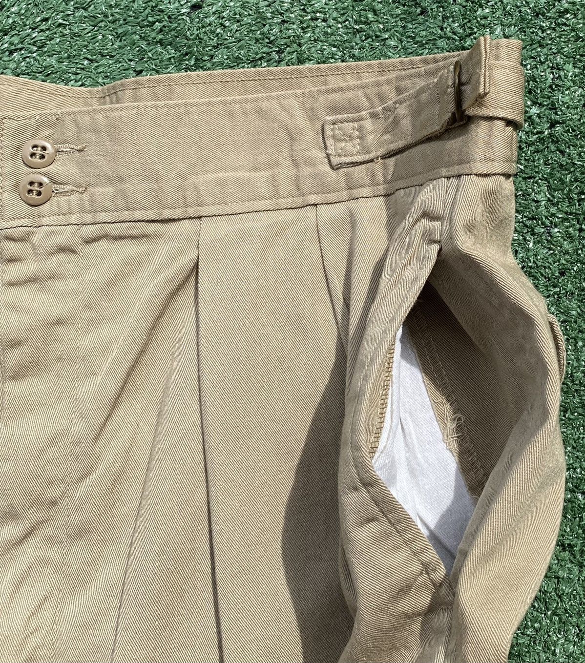 L.L. Bean VTG 80s L.L. Bean Pleated Shorts Womens 35” Waist USA Made Size 35" - 3 Thumbnail