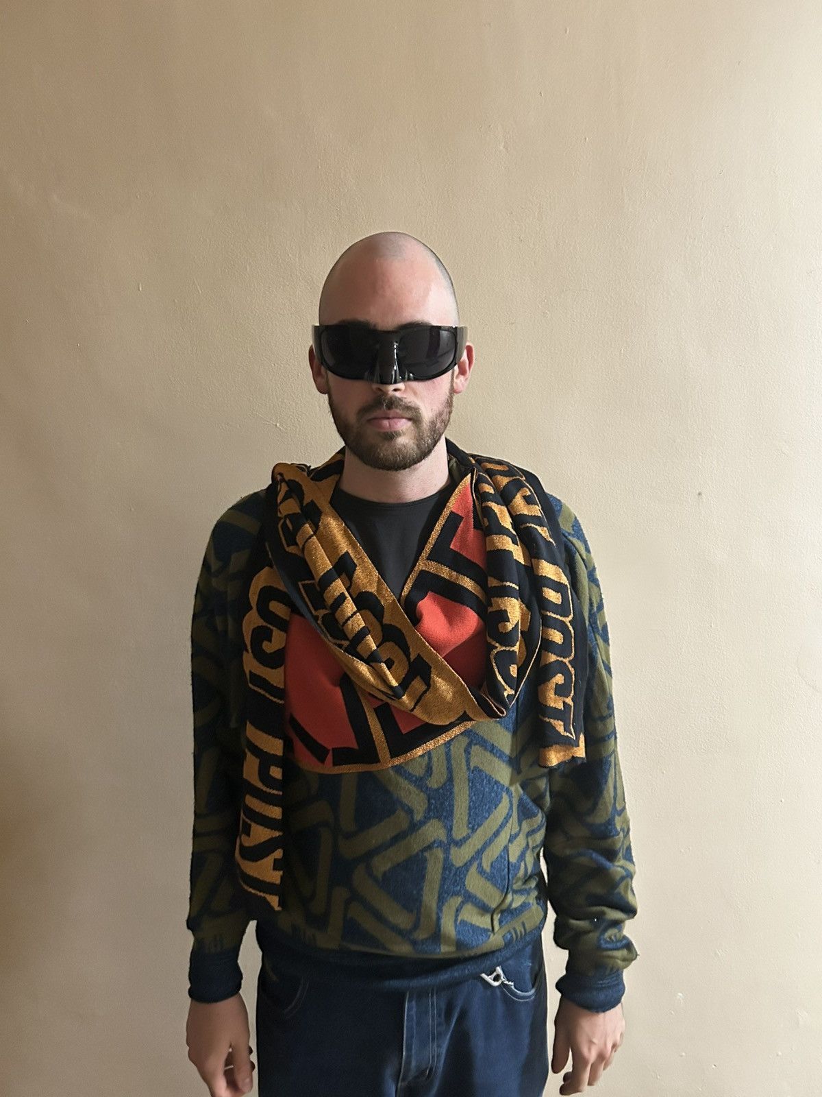 Bernhard Willhelm Bernhart Willhelm ASYMMETRICAL TWILIGHT POST SWEATER Size US M / EU 48-50 / 2 - 3 Thumbnail