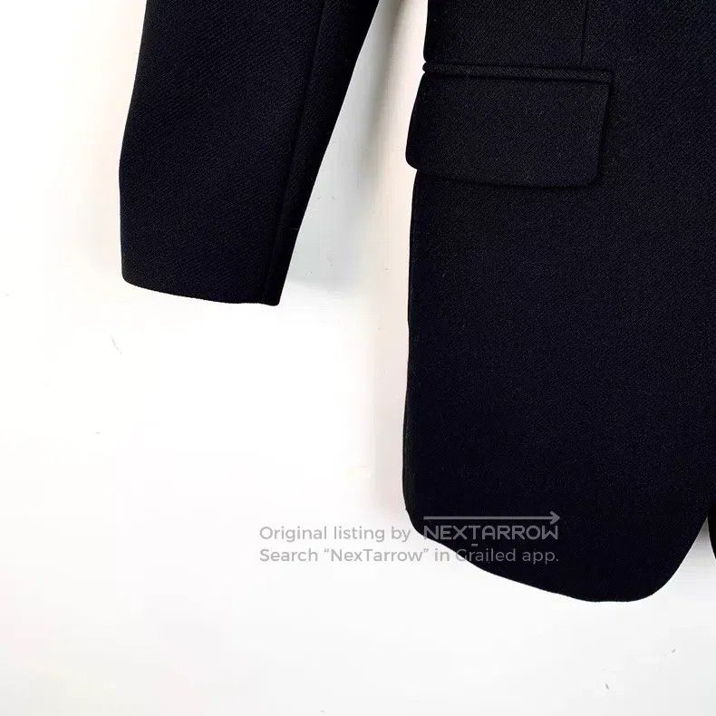 Hermes Hermes Black V-neck Double-breasted Tailored Blazer Size XXS / US 00 / IT 34 - 4 Thumbnail