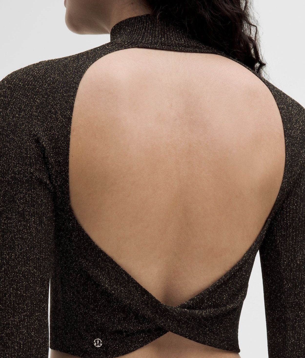 Lululemon Lululemon Glitter Knit Twist-Back Long-Sleeve Shirt XS Size XS / US 0-2 / IT 36-38 - 3 Thumbnail