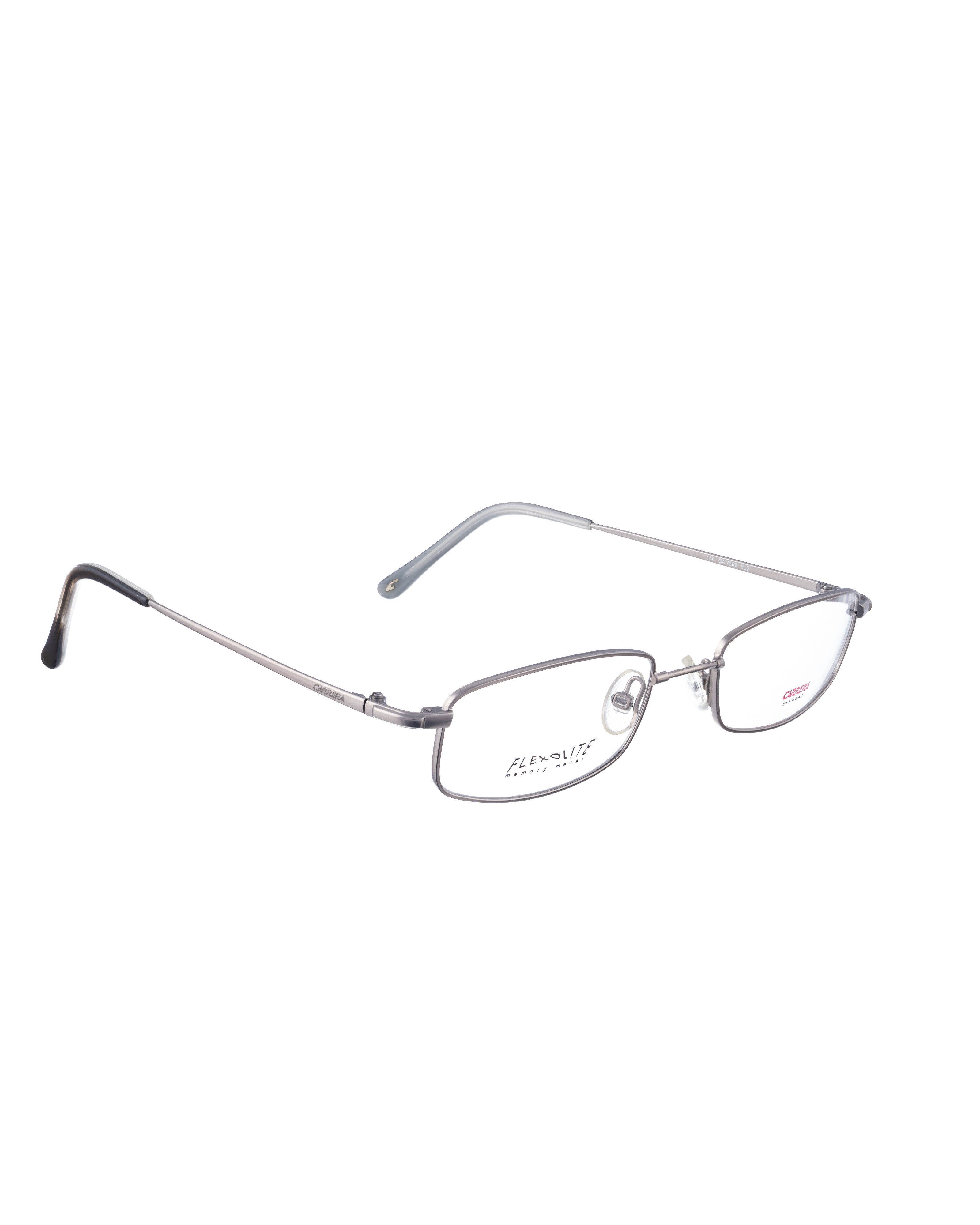 Carrera Carrera 90s Rectangular Flexolite Grey Silver Glasses Size ONE SIZE - 1 Thumbnail