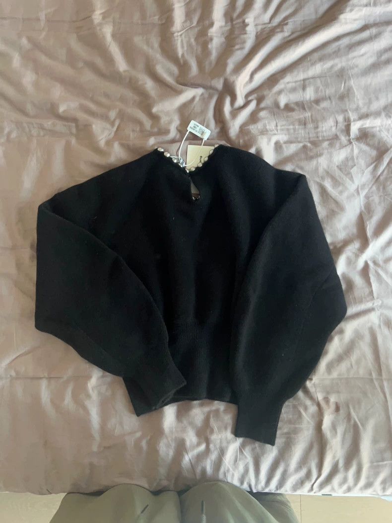 Alexander Wang Alexander Wang Wool Cashmere Pearl Sweater- Size XS / US 0-2 / IT 36-38 - 2 Thumbnail