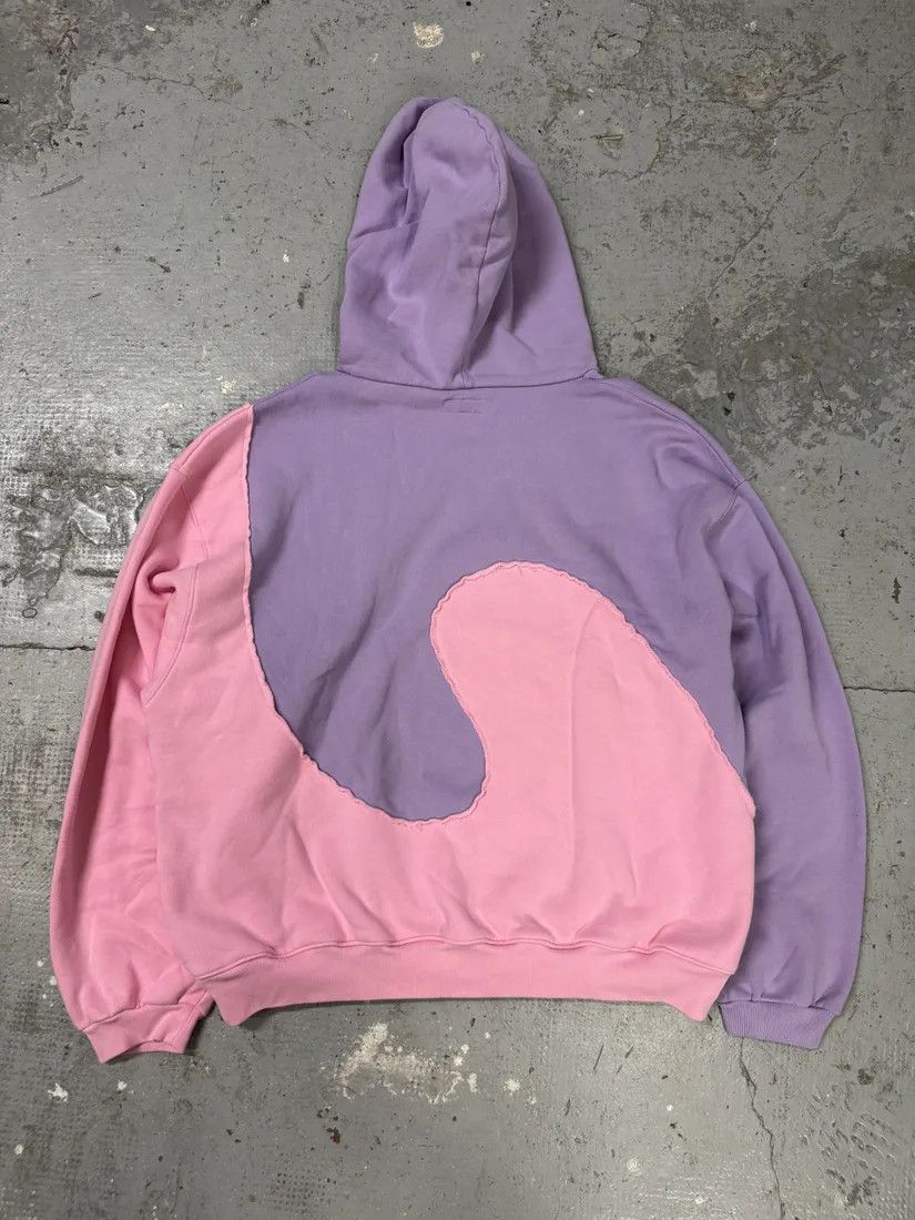 ERL × Vintage ERL Wave Purple Cozy Knit Hoodie Size US XL / EU 56 / 4 - 2 Thumbnail