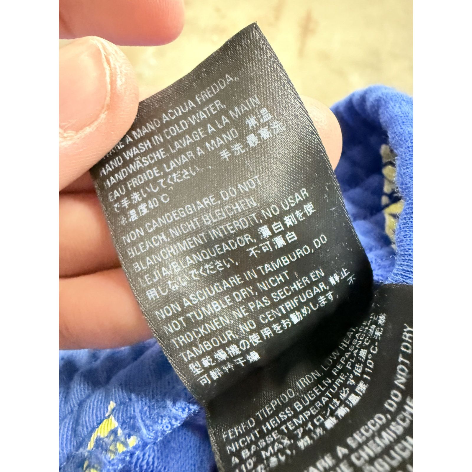 Balenciaga Balenciaga All Over Sweats Blue Yellow Used Small Size US 30 / EU 46 - 5 Thumbnail