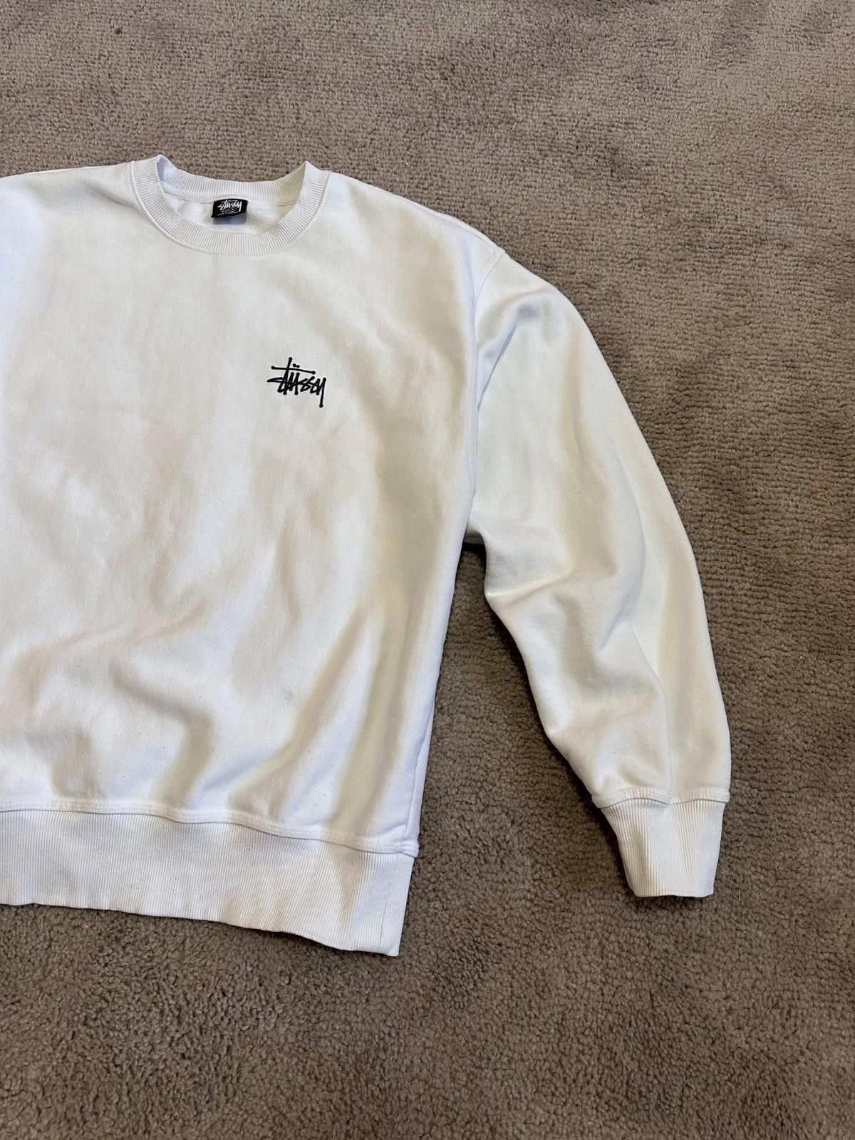 Stussy Stussy Basic Sweatshirt Big Logo Sz L Size US L / EU 52-54 / 3 - 3 Thumbnail