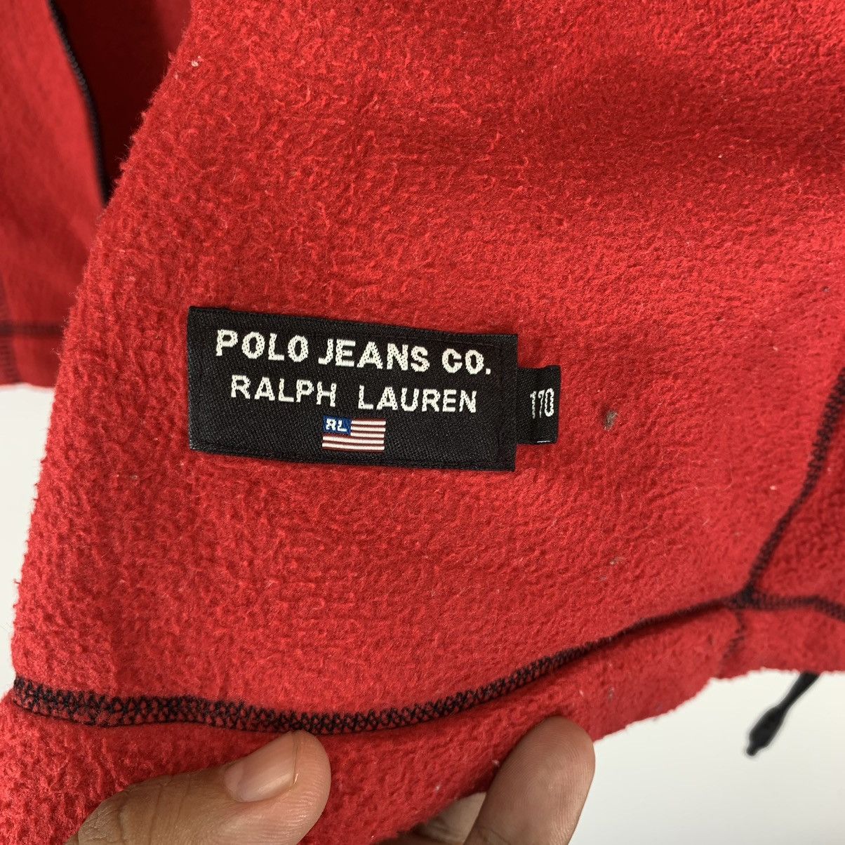 Polo Ralph Lauren × Vintage Vintage Polo Jeans Ralph Lauren Fleece Sweater Size US M / EU 48-50 / 2 - 7 Thumbnail