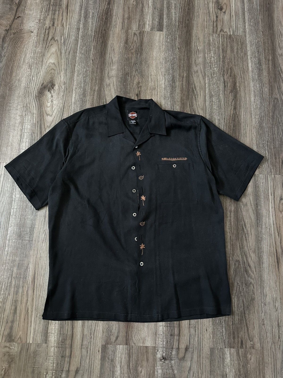 Vintage Vintage Harley Davidson Hawaii Rock Shirt Size US XL / EU 56 / 4 - 5 Thumbnail