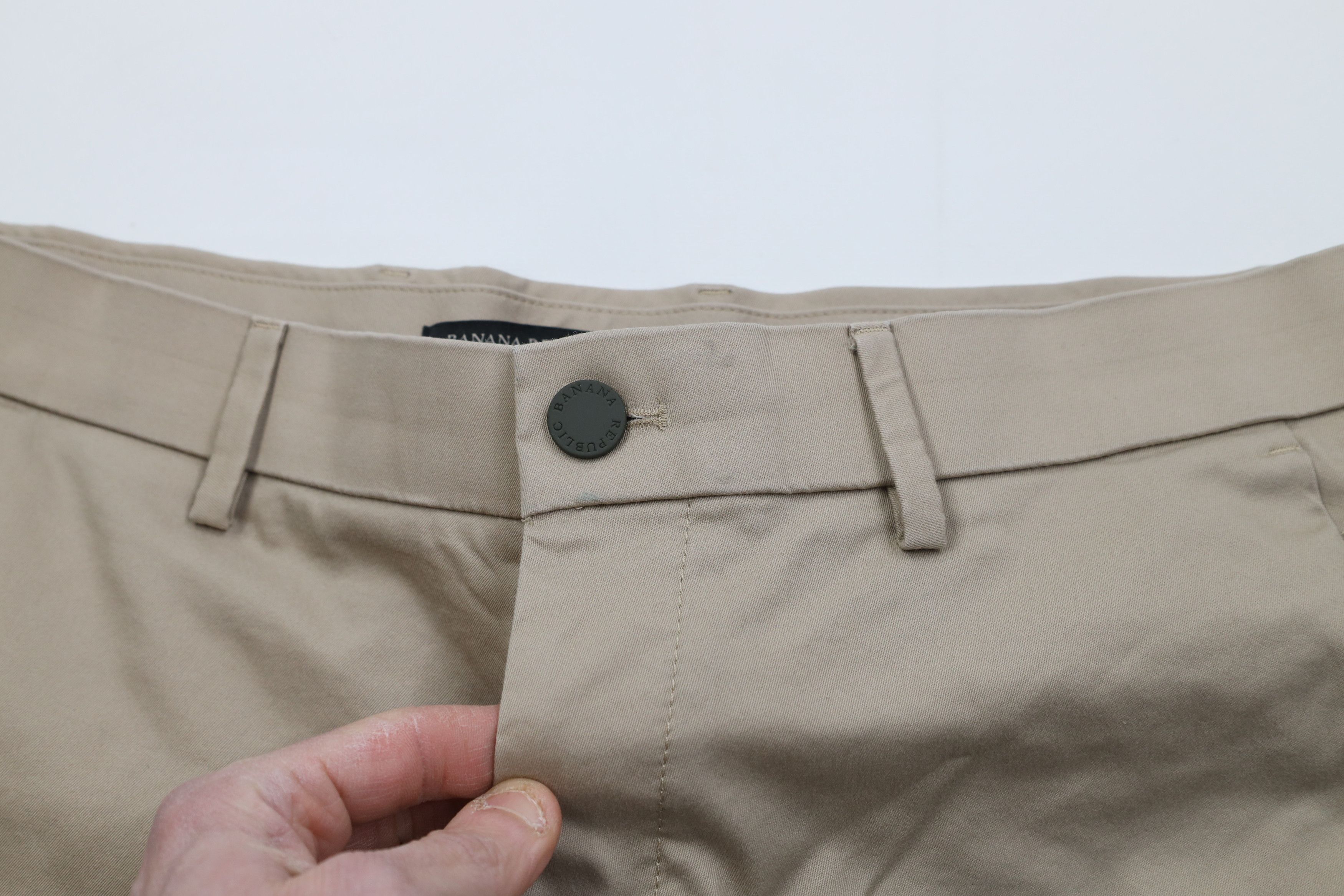 Banana Republic Banana Republic Above Knee Chino Shorts Khaki Tan Beige Size US 33 - 5 Thumbnail