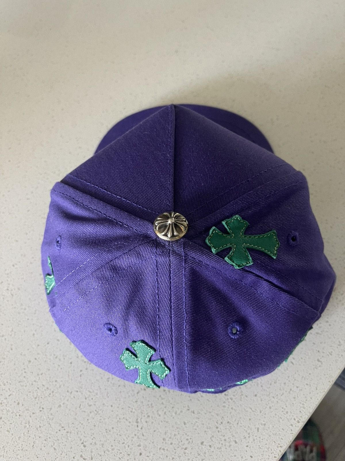 Chrome Hearts Chrome Hearts Patched Hat Purple Green Size ONE SIZE - 7 Thumbnail