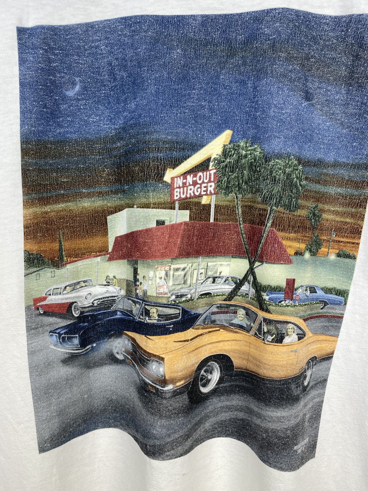 Vintage Vintage Y2K 2001 In N Out Burger Spell California T-Shirt Size US XL / EU 56 / 4 - 3 Thumbnail
