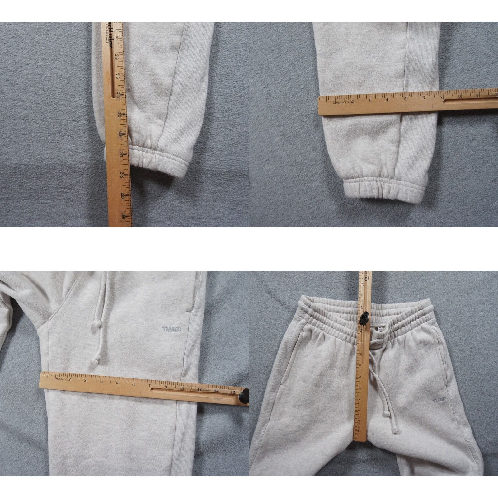 TNA TNA Sweatpants Womens XS Gray Cozy Fleece Boyfriend Fit Jogger Lounge Pants Size 26" / US 2 / IT 38 - 8 Thumbnail