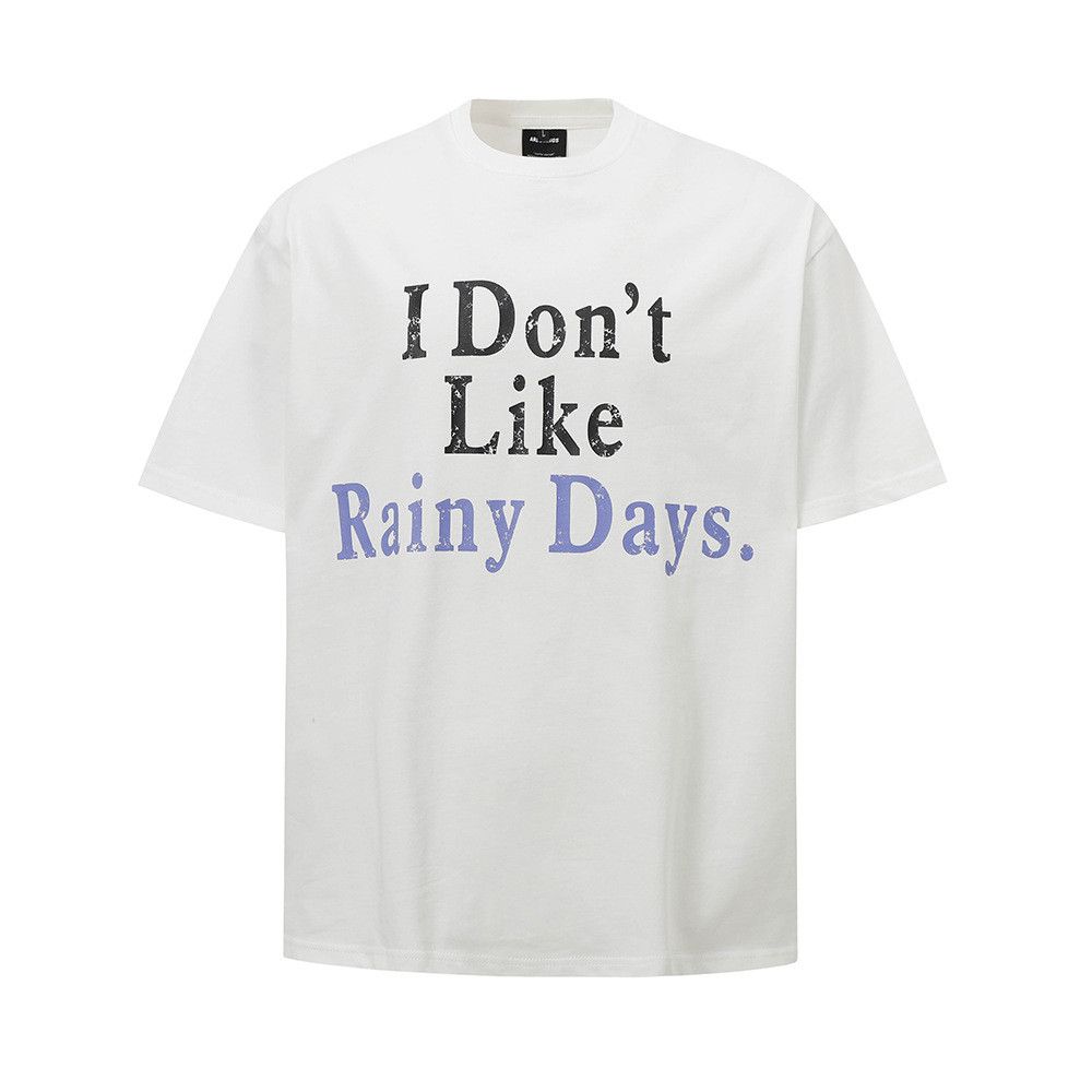 Japanese Brand Men's American Retro Loose-Fit T-Shirt with Lightning Print Size US M / EU 48-50 / 2 - 2 Thumbnail