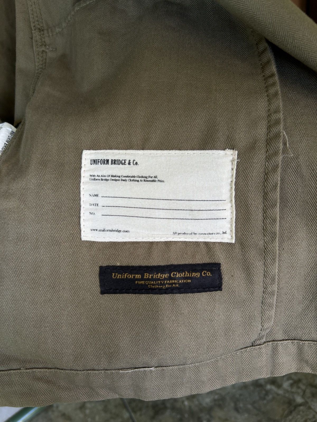 Uniform Bridge Uniform Bridge 18fw kendo jacket Lovat Size US M / EU 48-50 / 2 - 6 Thumbnail