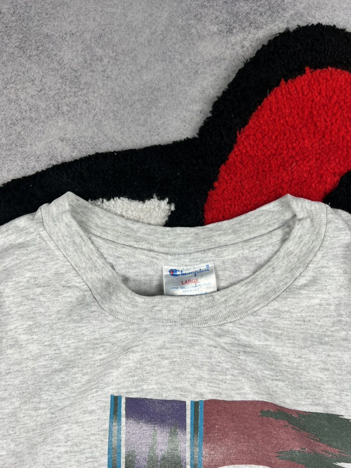 Champion Vintage Champion USA 90s Single Stitch Y2K Tee Shirt Size US L / EU 52-54 / 3 - 8 Thumbnail