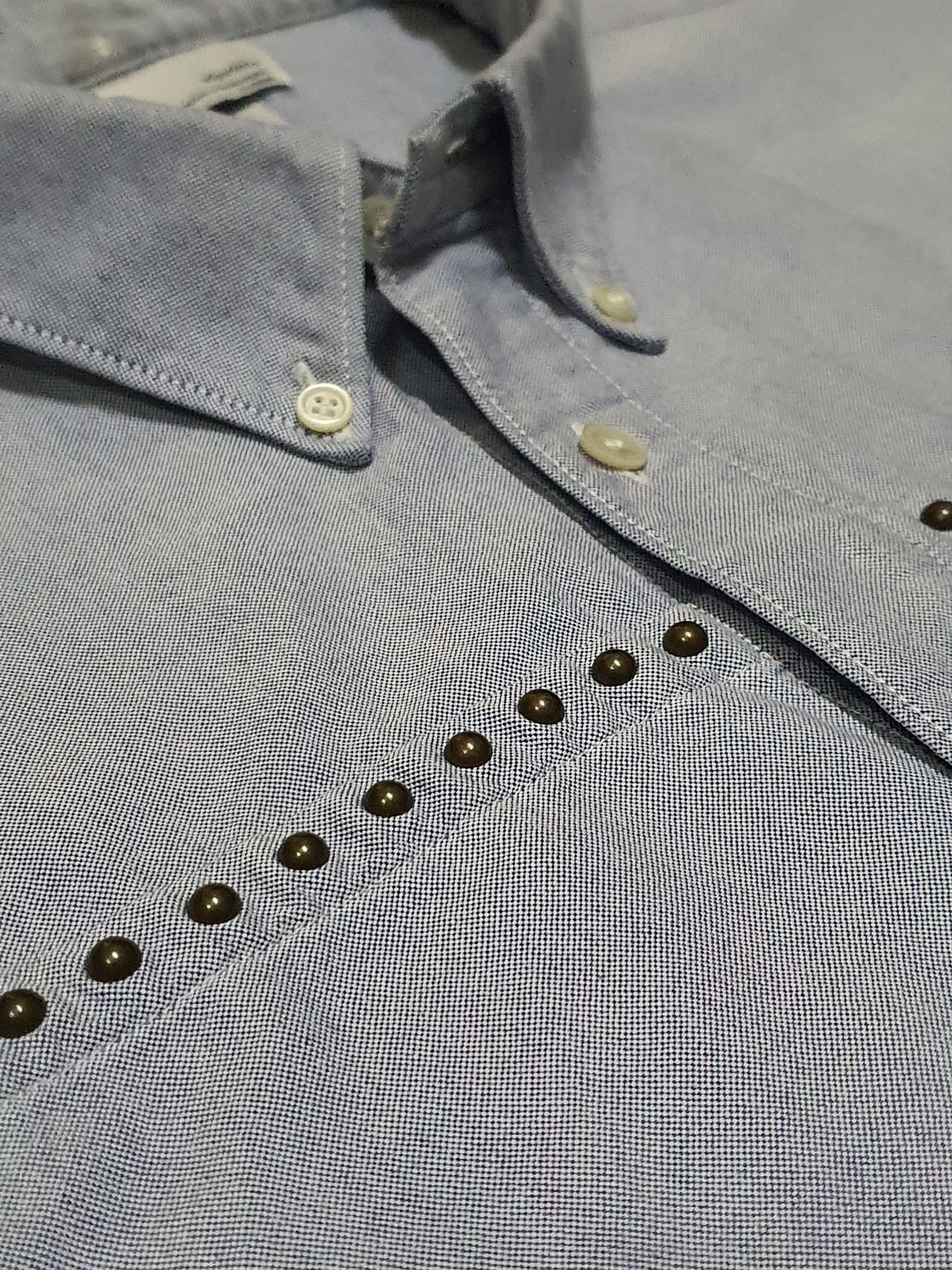 Visvim VISVIM Studded Front Western Oxford Shirt – Size M Size US M / EU 48-50 / 2 - 6 Thumbnail