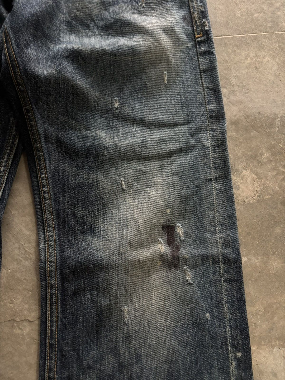 If Six Was Nine CULT OF INDIVIDUALITY japanese selvedge distressed semiflare Size US 32 / EU 48 - 14 Thumbnail