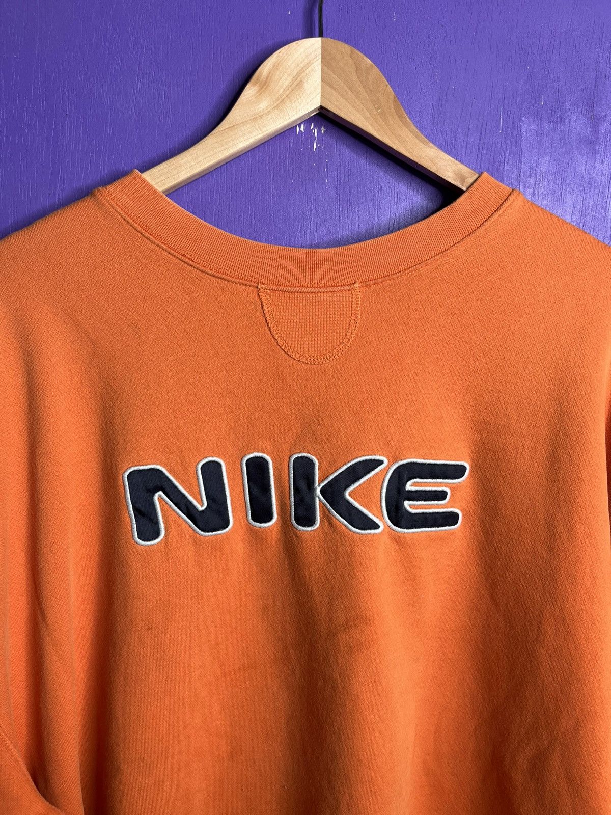 Nike × Vintage Vintage 00s Nike bubble letters spellout crewneck Size US XXL / EU 58 / 5 - 3 Thumbnail
