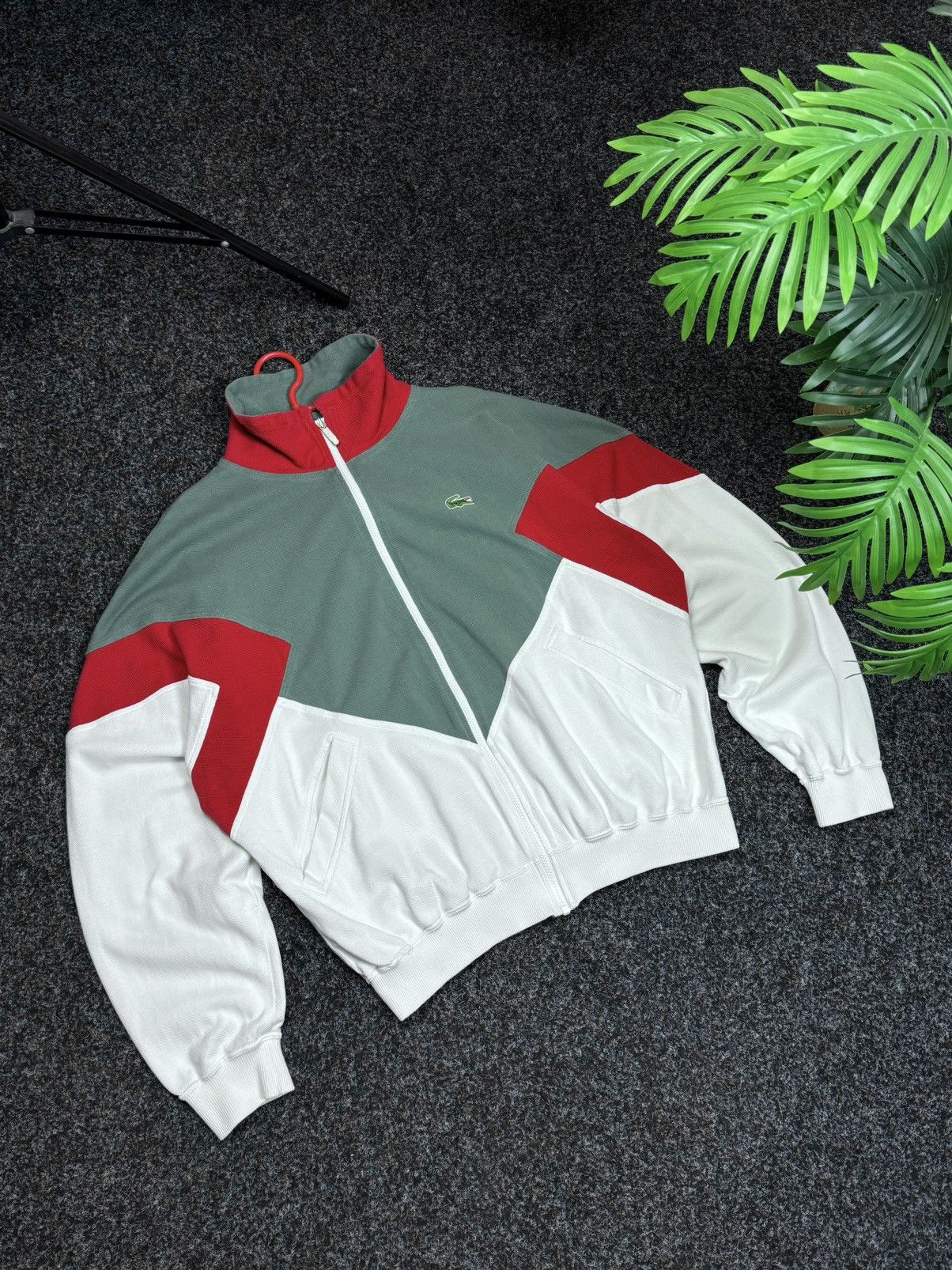 Lacoste Vintage Chemise Lacoste Olympic 90s Size L Size US L / EU 52-54 / 3 - 1 Thumbnail