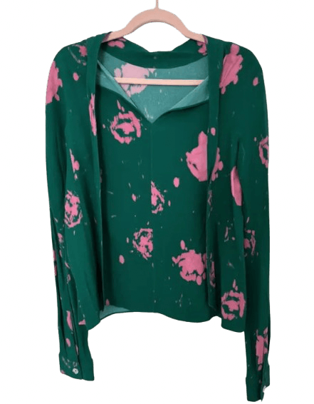 Marni Marni Floral Top Graphic Printed Shirt Stretch Blouse EX0175 Size S / US 4 / IT 40 - 1 Thumbnail