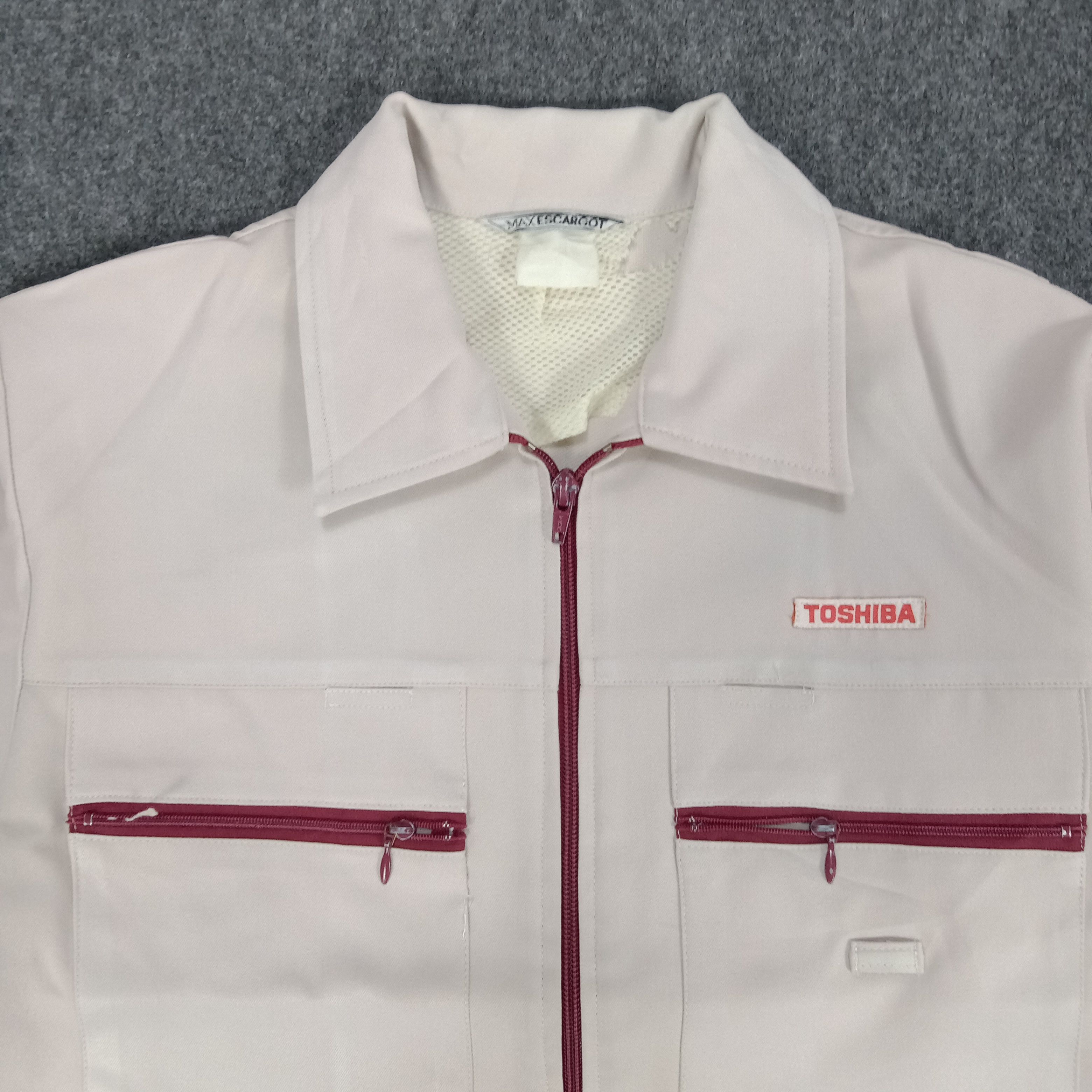 Japanese Brand × Vintage Toshiba Japanese Electronic Technician Jacket Size US S / EU 44-46 / 1 - 2 Thumbnail