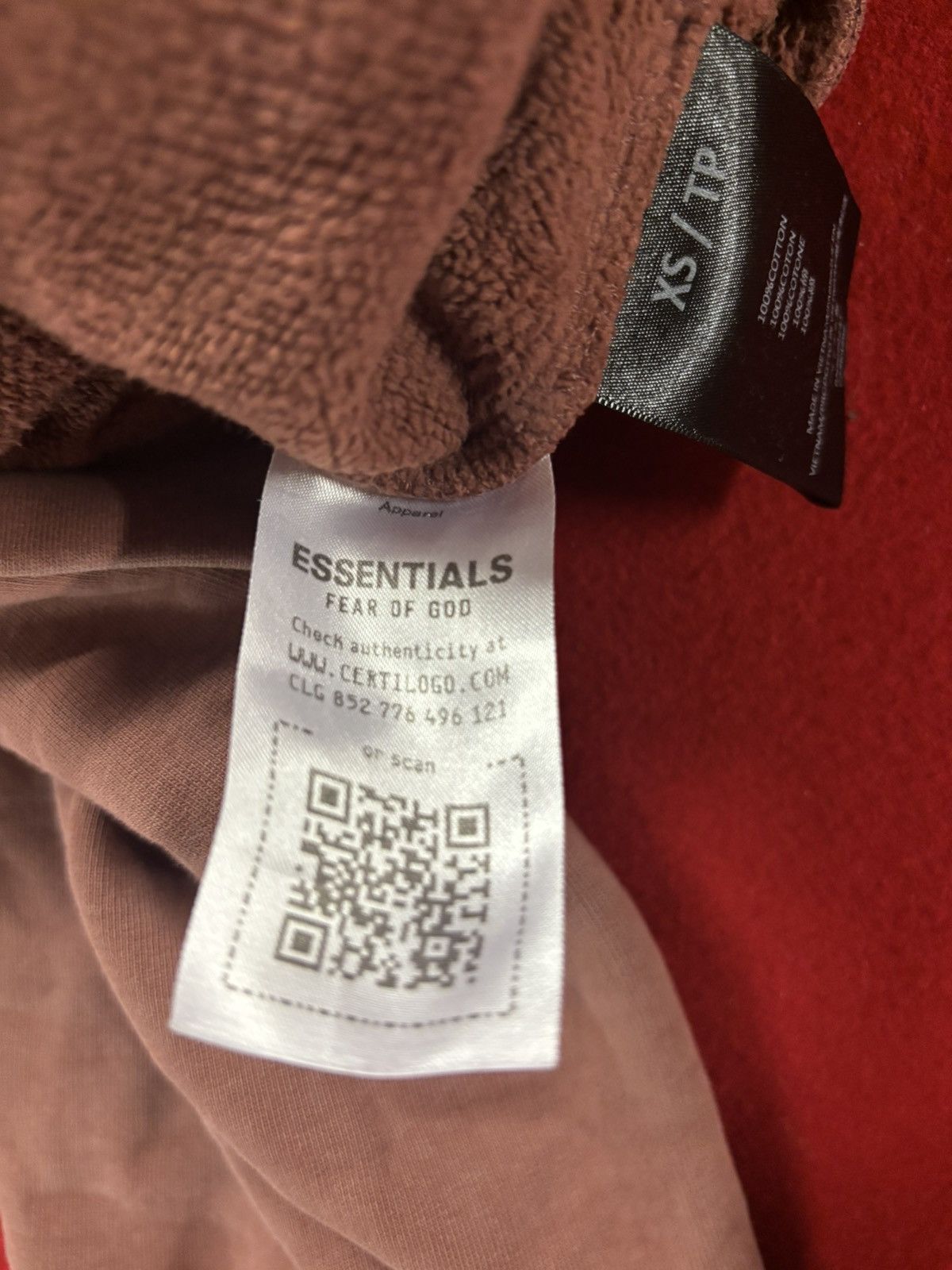 Essentials × Fear of God fear of god fraternity hoodie Size US XS / EU 42 / 0 - 5 Thumbnail