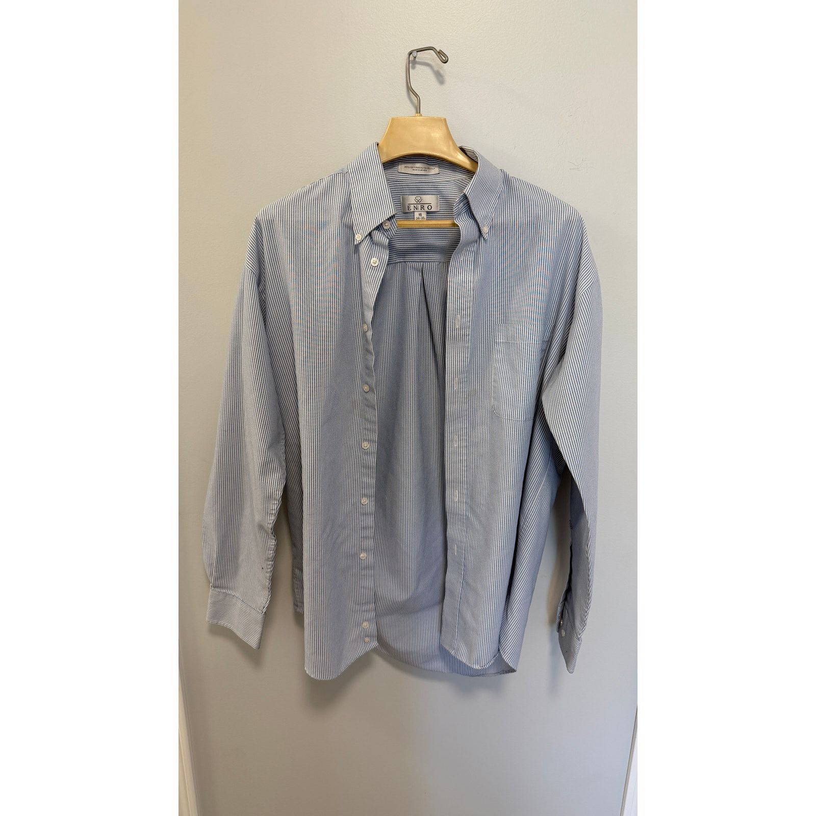 Enro Enro Designer Mens High End Dress Shirt In Size 16 34/35 Size US L / EU 52-54 / 3 - 1 Thumbnail