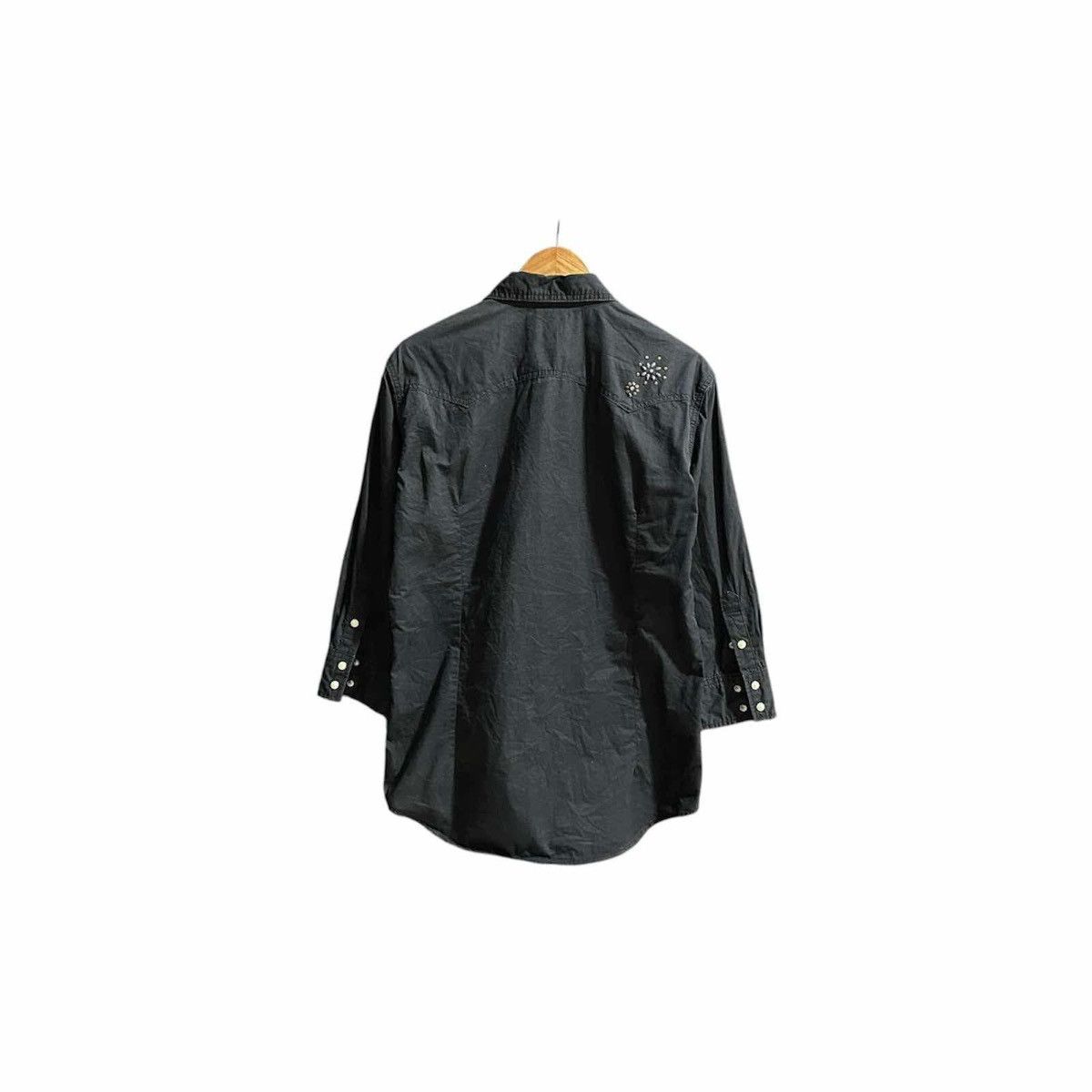 Hysteric Glamour × If Six Was Nine × Japanese Brand 🔥Sick Y2K Stopges & Co Studded Western Shirt Black Size US XL / EU 56 / 4 - 6 Thumbnail