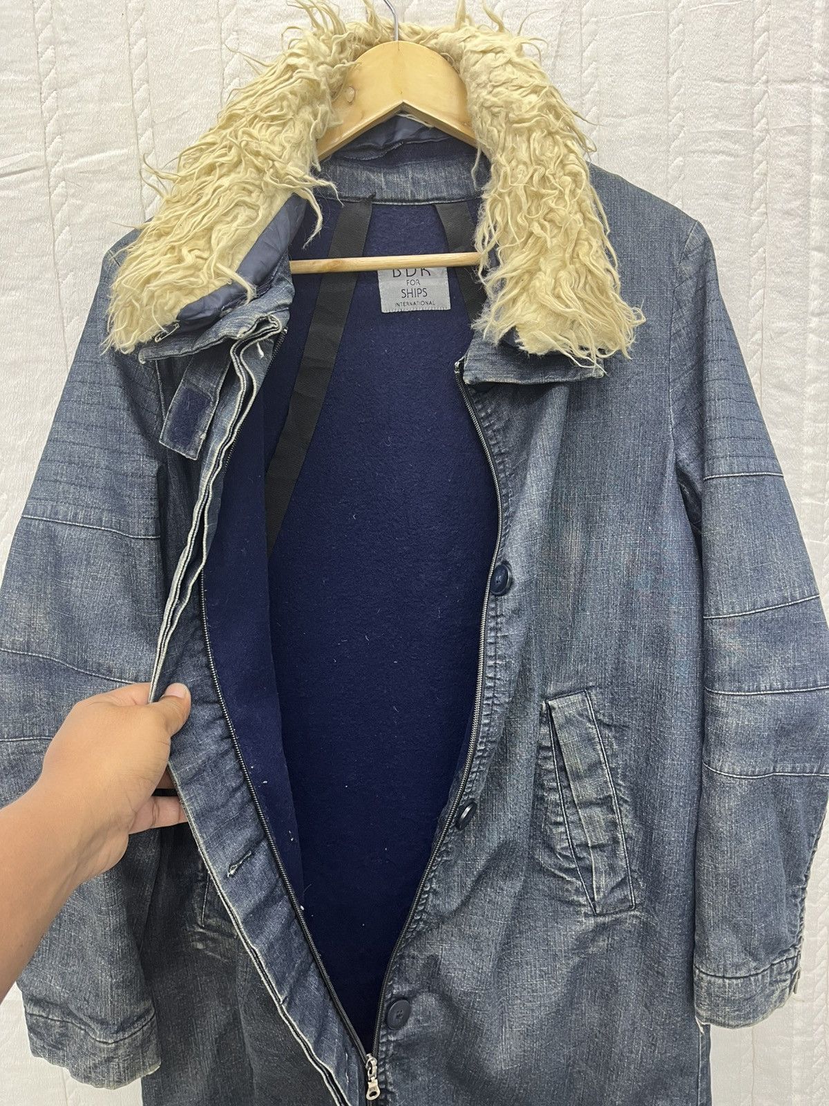 SHIPS STEALS🔥BDK FOR SHIPS DENIM OVER JACKET Size XS / US 0-2 / IT 36-38 - 7 Thumbnail