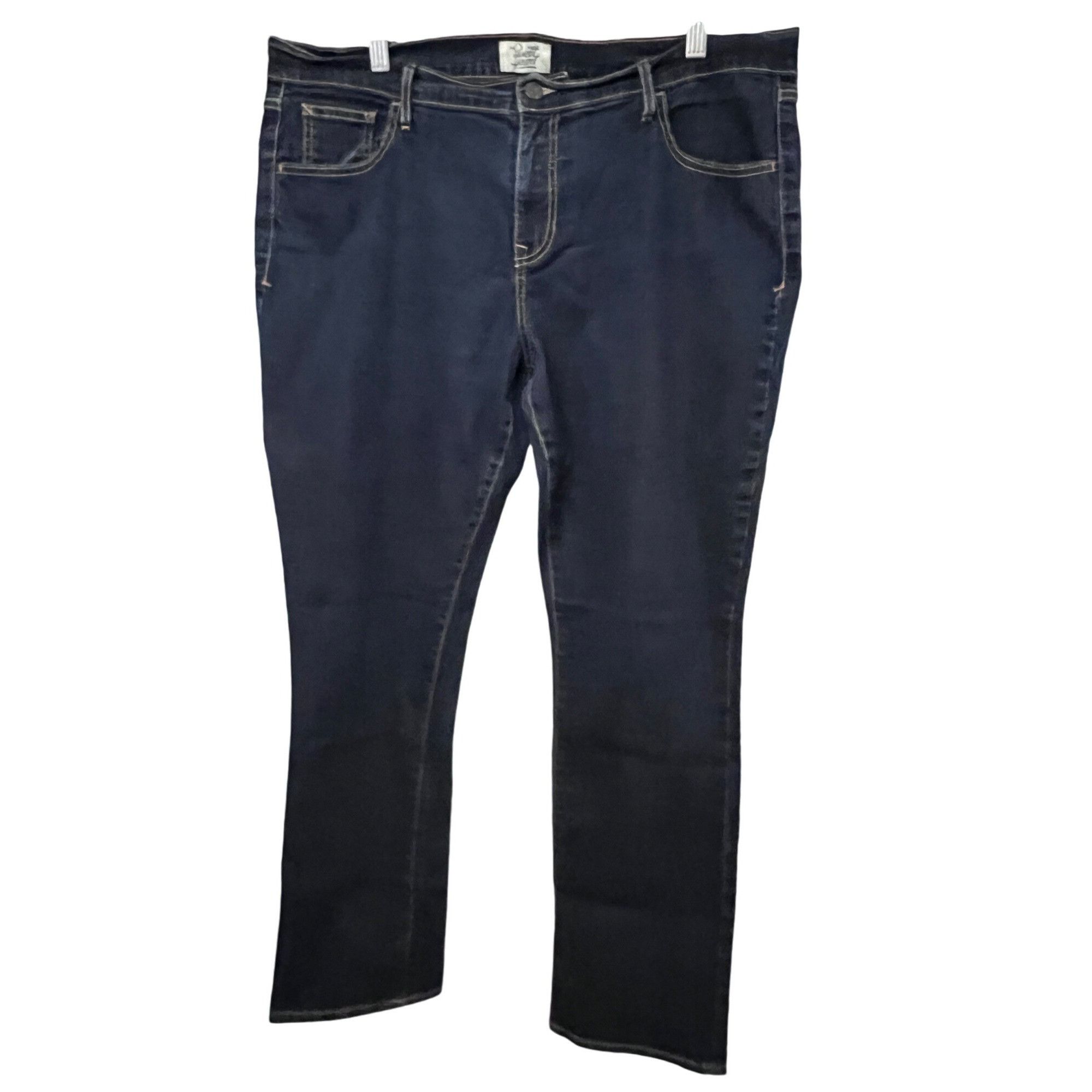 Old Navy Old Navy Sweetheart Womens Straight Leg Jeans Plus 16 Dark W Size 38" / US 16 / IT 52 - 2 Thumbnail