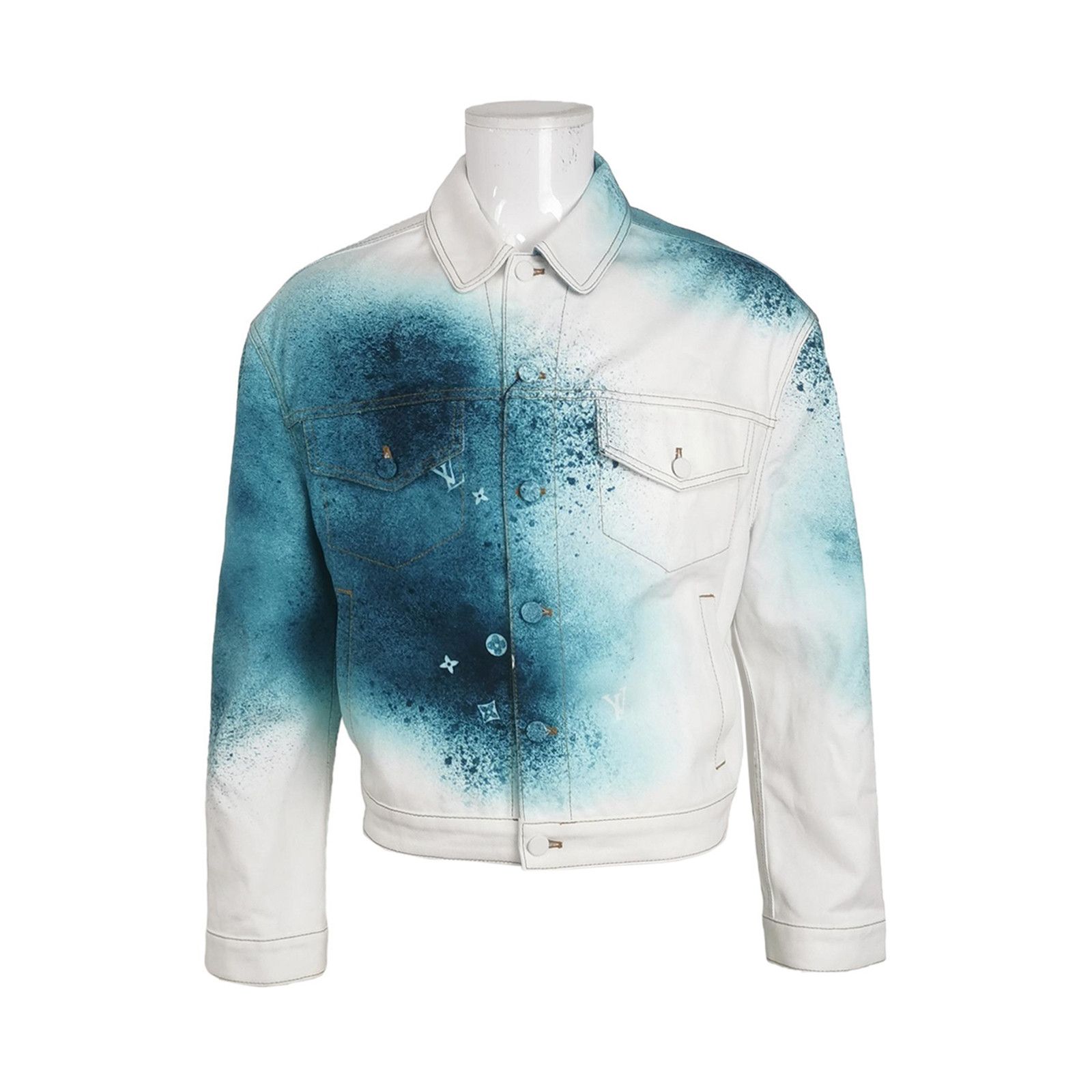 Louis Vuitton Louis Vuitton Cotton Colorblock Collared Jacket XS Size US XS / EU 42 / 0 - 1 Thumbnail